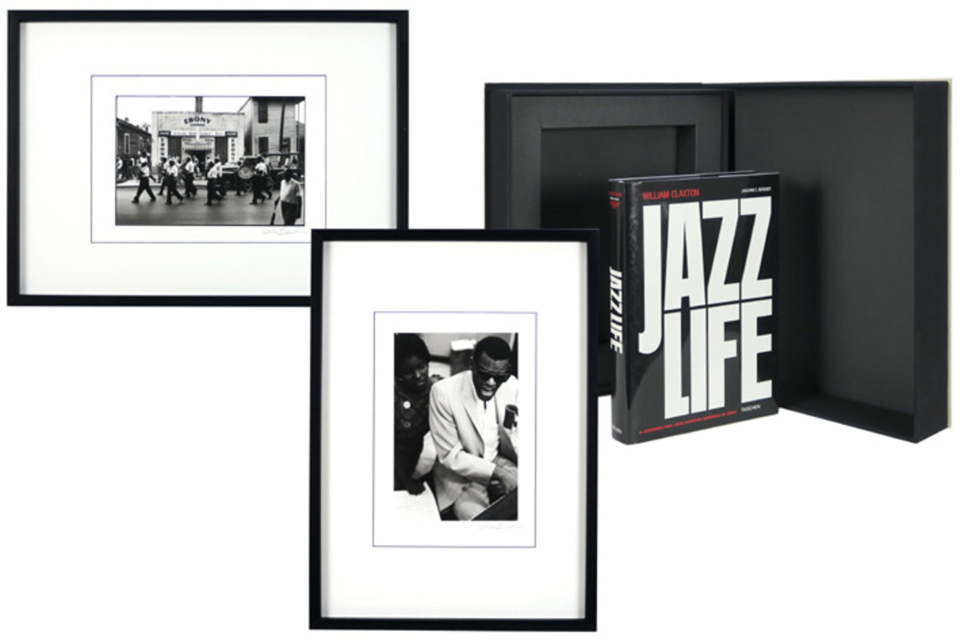 CLAXTON WILLIAM (1927 - 2008) luxe editie van het Taschen-boek "Jazz Life" met twee foto's (