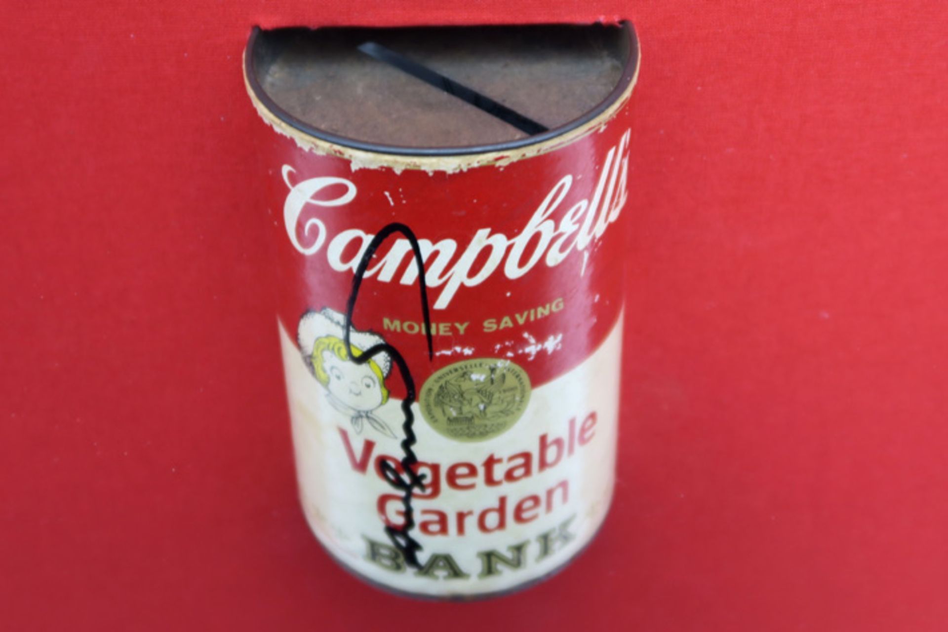 WARHOL ANDY (1930 - 1987) met de hand gesigneerd object (spaarpot) in de vorm van een blik " - Image 4 of 4