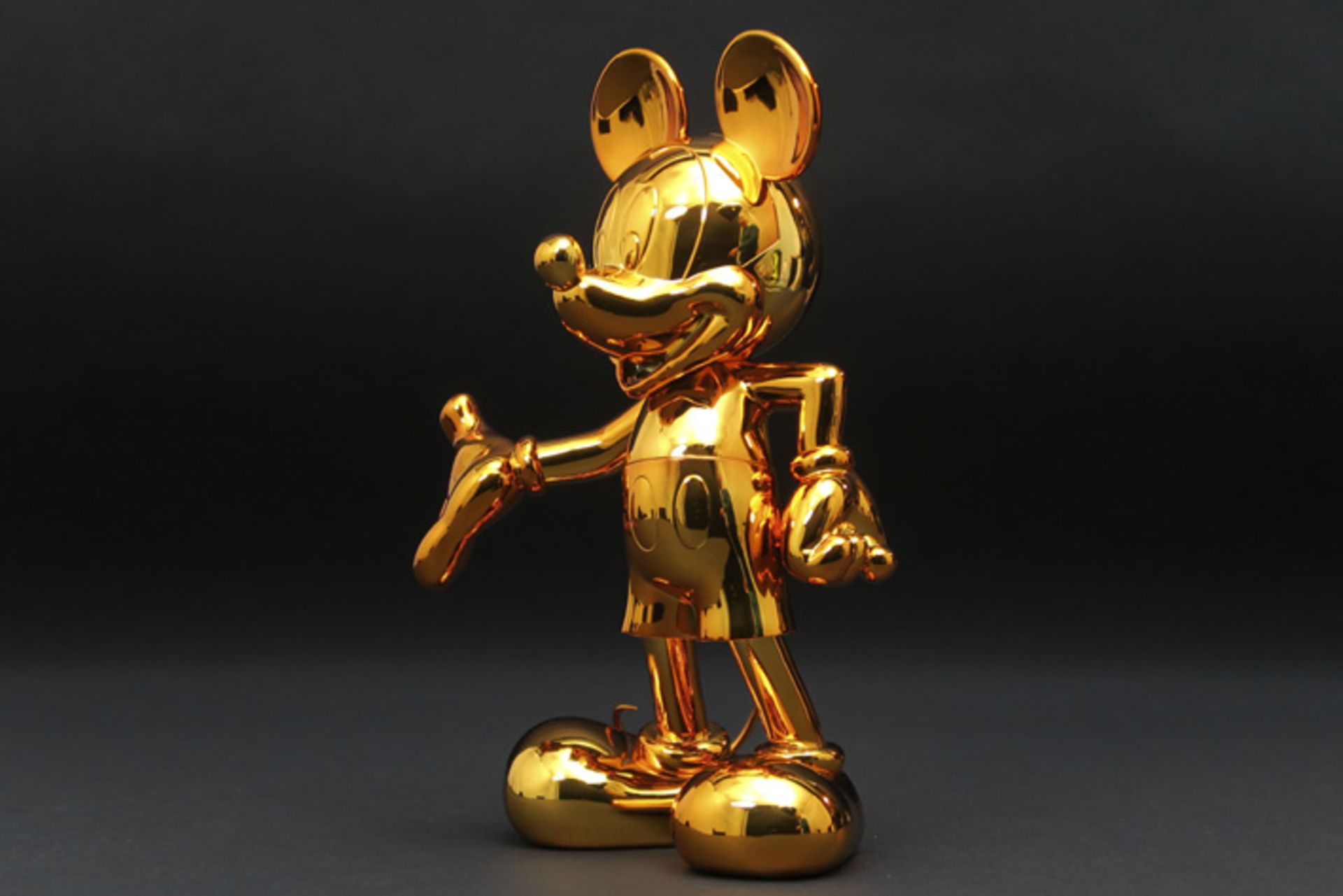 LEBLON DELIENNE & DISNEY "Mickey" sculptuur in hars (orange metallic uitvoering) - hoogte : 30,5 - Bild 2 aus 5