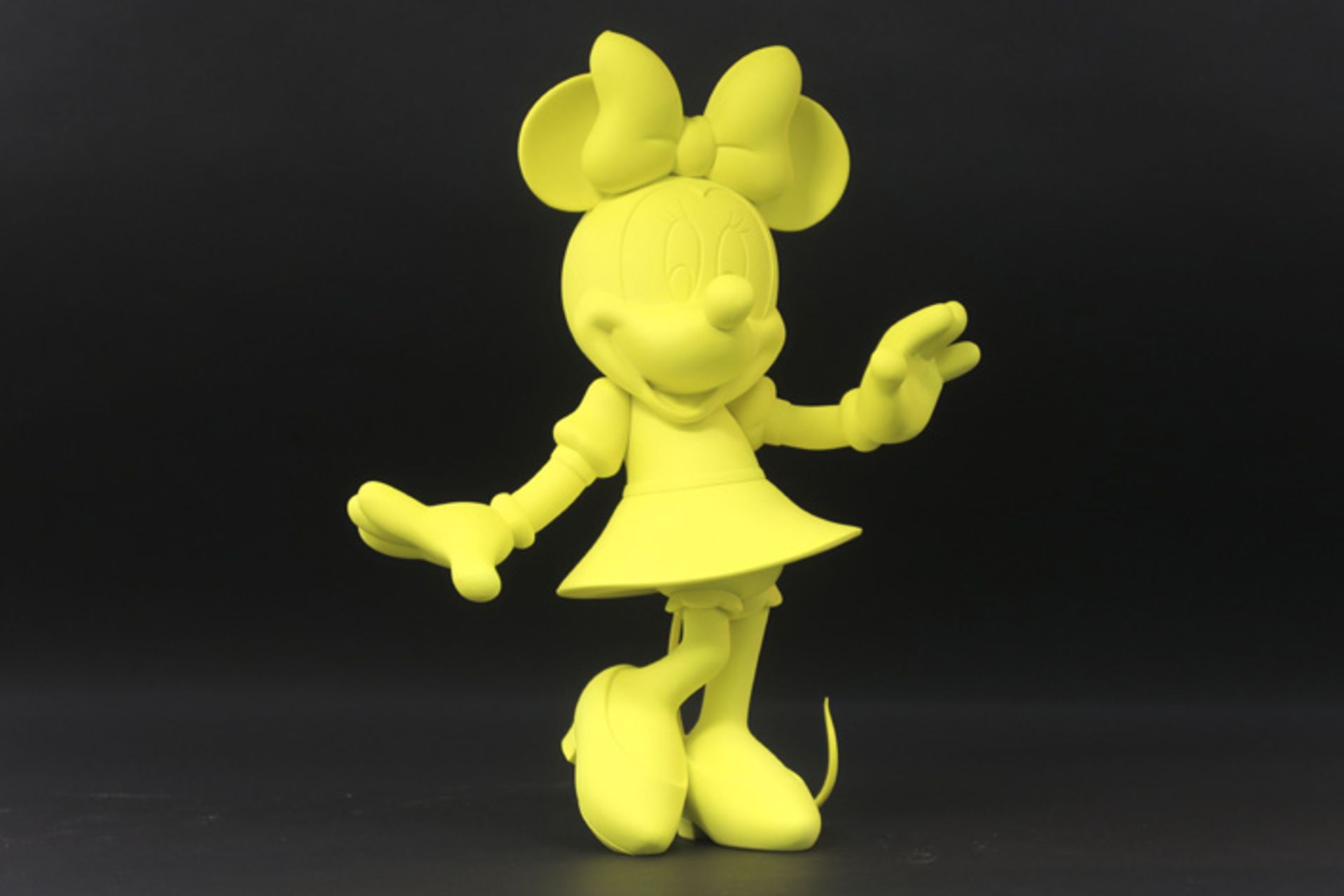 LEBLON DELIENNE & DISNEY "Minnie Mouse" - sculptuur in hars (neon yellow uitvoering) - hoogte : 31 - Bild 4 aus 5