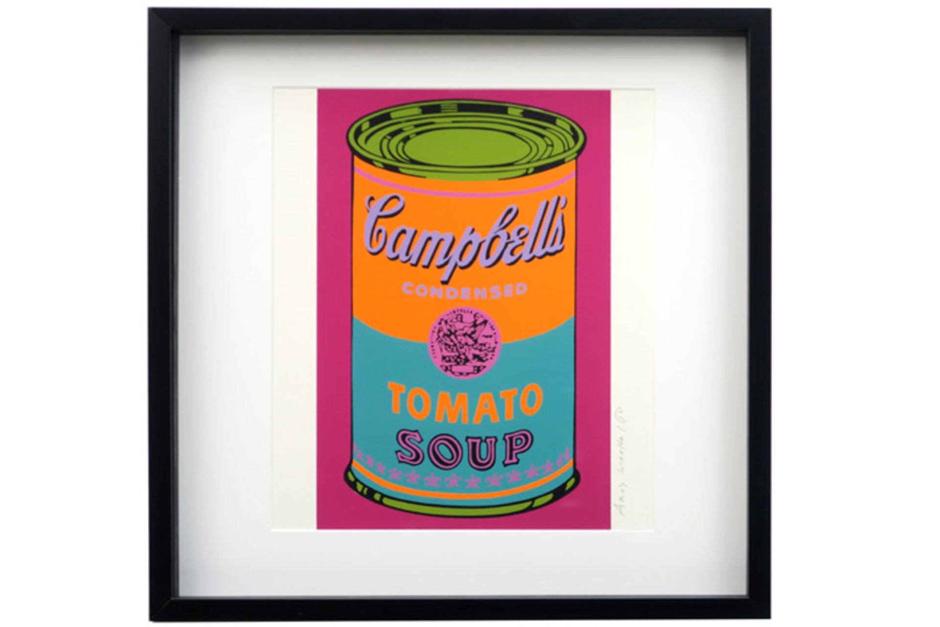 WARHOL ANDY (1930 - 1987) silkscreen "Campbell's Tomato Soup" uit "Banner by Andy Warhol for - Image 2 of 3