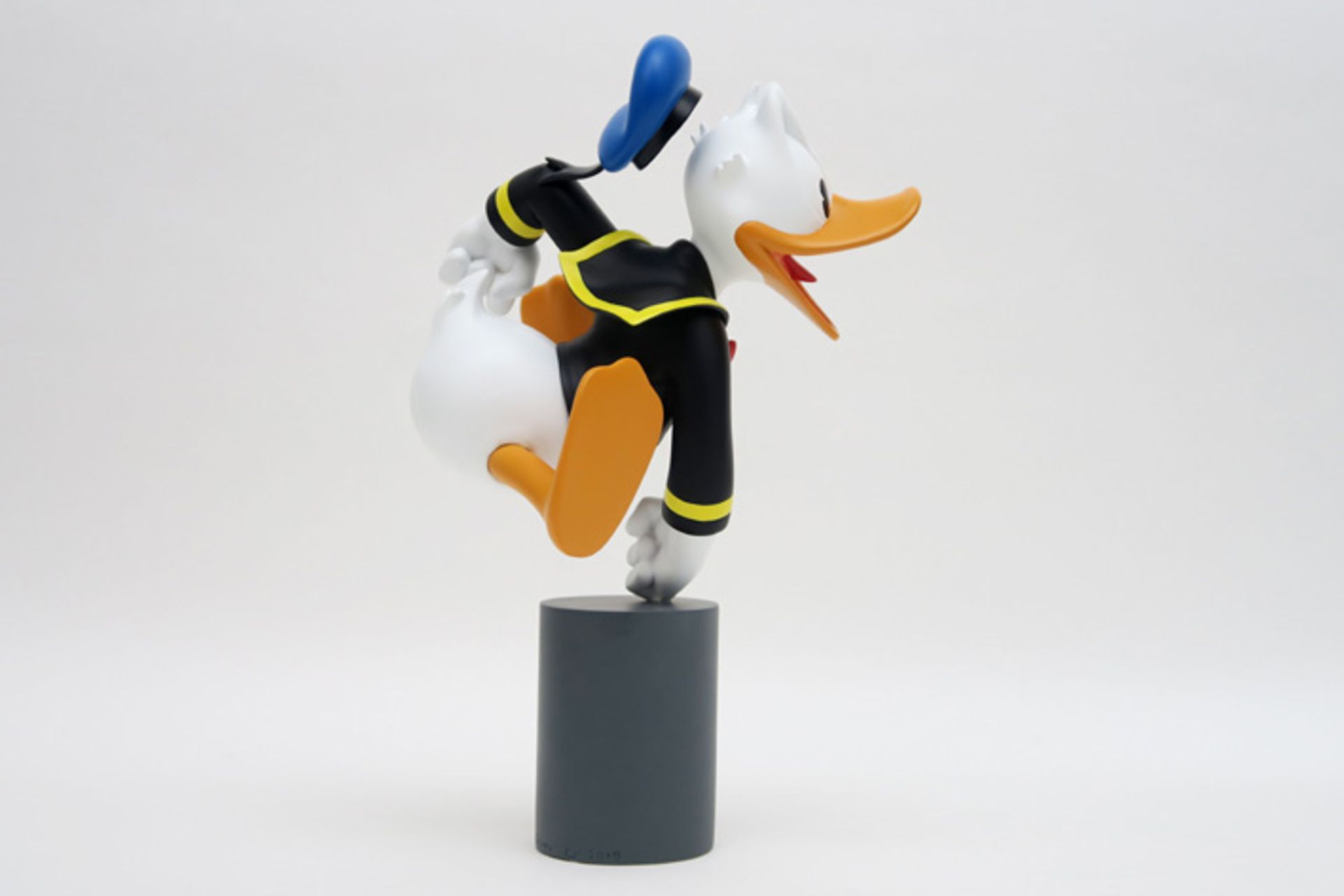 LEBLON DELIENNE & DISNEY "Donald Duck" sculptuur in hars (polychrome versie) - hoogte : 36,5 cm - Bild 4 aus 5