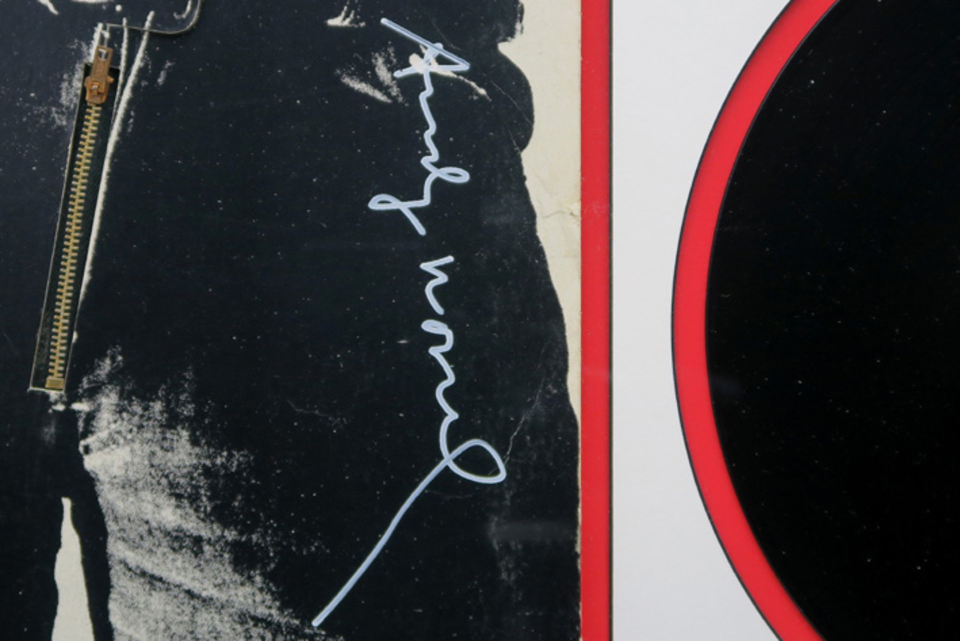 WARHOL ANDY (1930 - 1987) zeldzame elpeehoes ontworpen door Warhol, de originele versie met echte - Image 2 of 2