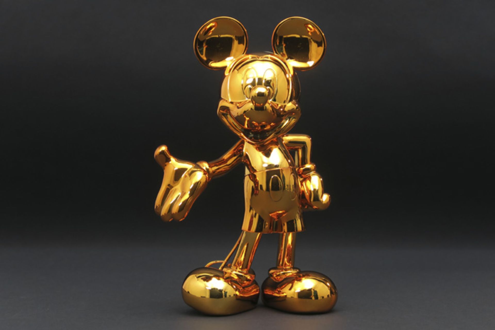 LEBLON DELIENNE & DISNEY "Mickey" sculptuur in hars (orange metallic uitvoering) - hoogte : 30,5 - Bild 3 aus 5