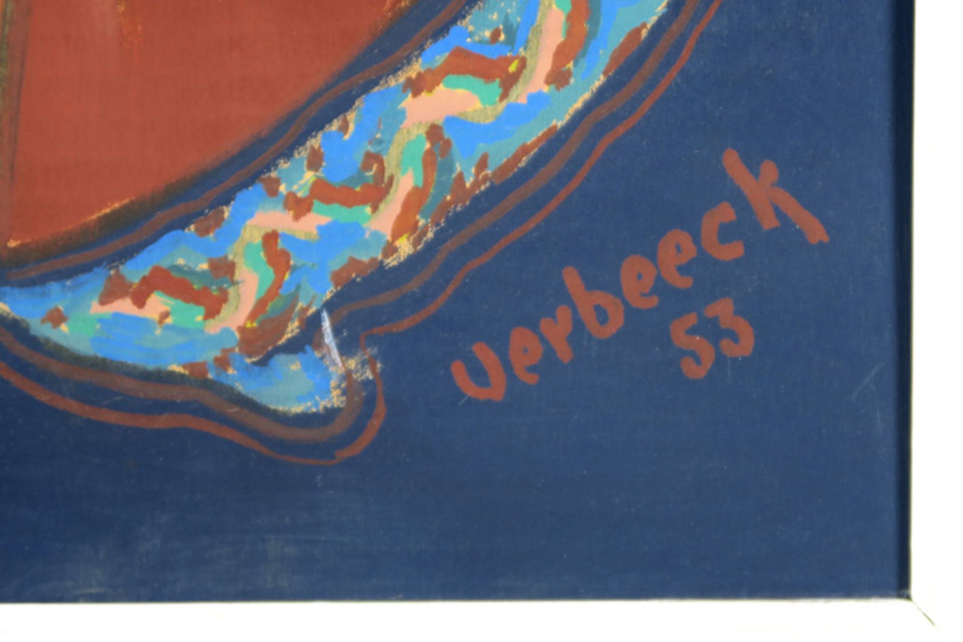 20th Cent. Belgian oil on panel - signed Louis Verbeeck||VERBEECK LOUIS (1905 - 1984) - Image 2 of 4