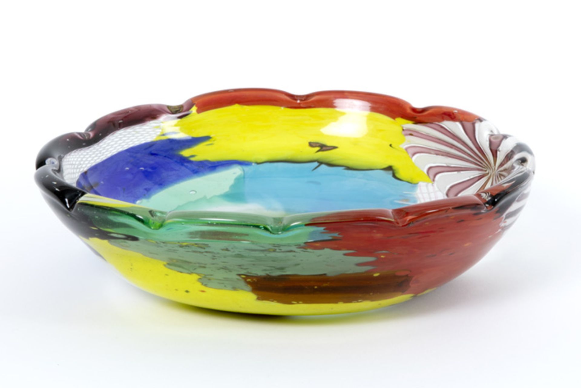 fifties' Dino Martens "Oriente" bowl in glass with color powders, zanfirico and murrina||DINO - Image 4 of 4
