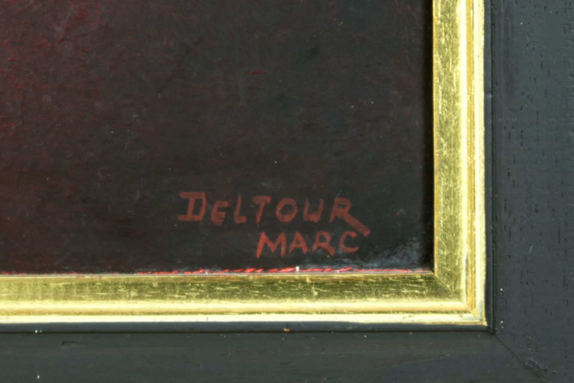 20th Cent. Belgian oil on panel - signed Marc Deltour||DELTOUR MARC (° 1941) olieverfschilderij op - Image 3 of 4