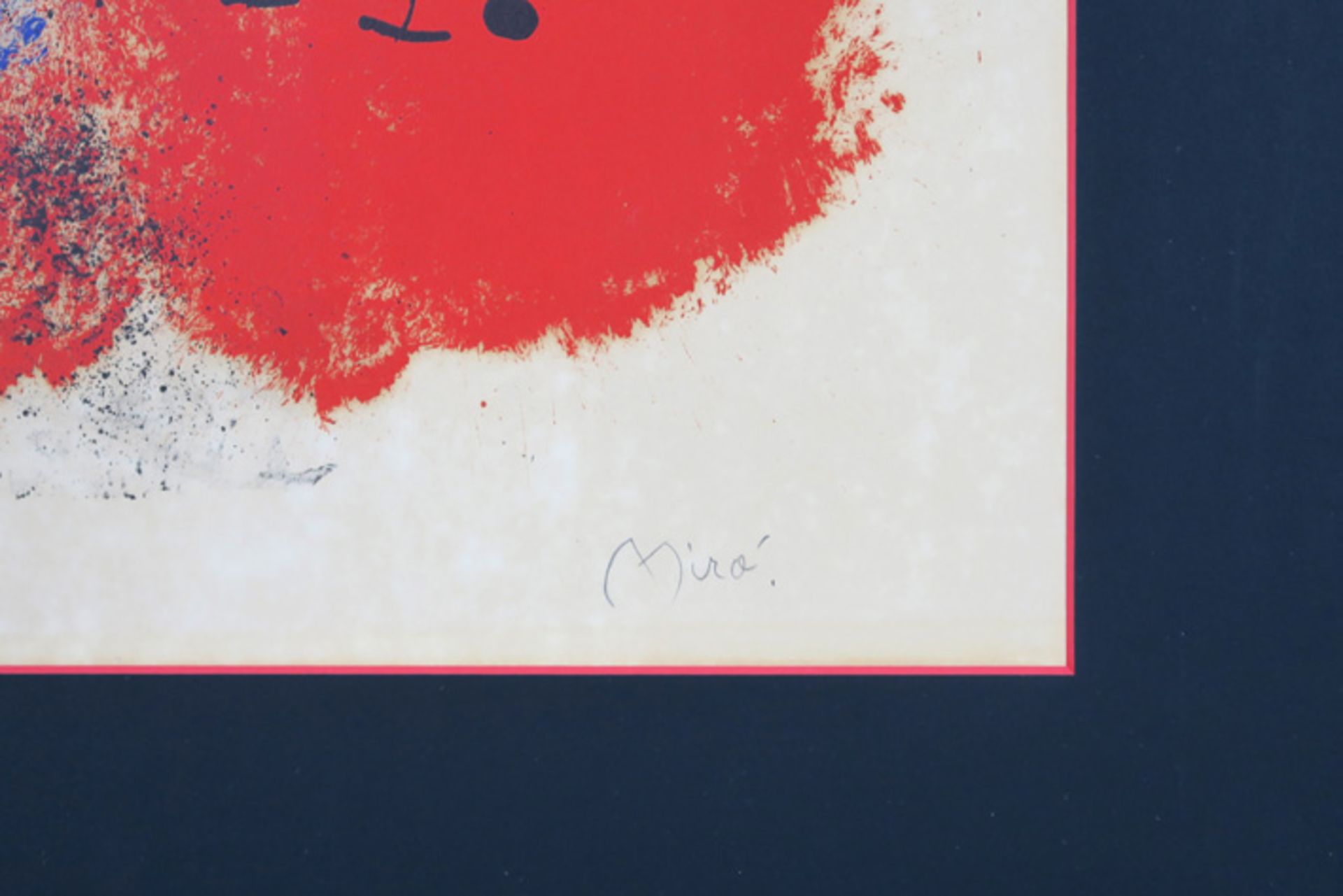 Joan Miro signed Artist Proof lithograph printed in colors from the "Album 19"||MIRO JOAN (1893 - - Image 2 of 3