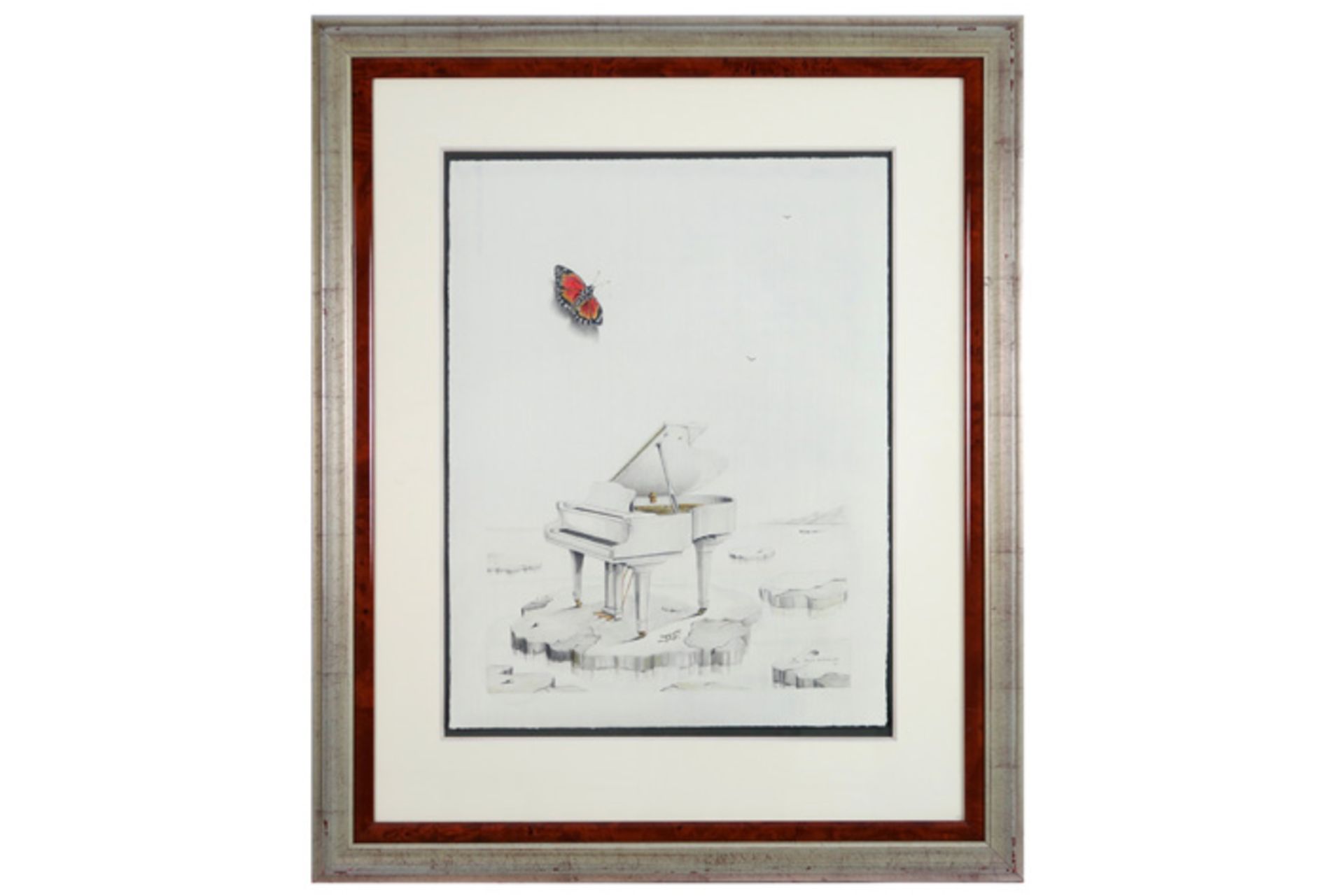 20th Cent. Dutch pencil drawing - signed Wim Mast de Gooijer and dated (19)91||MAST DE GOOIJER - Image 3 of 3