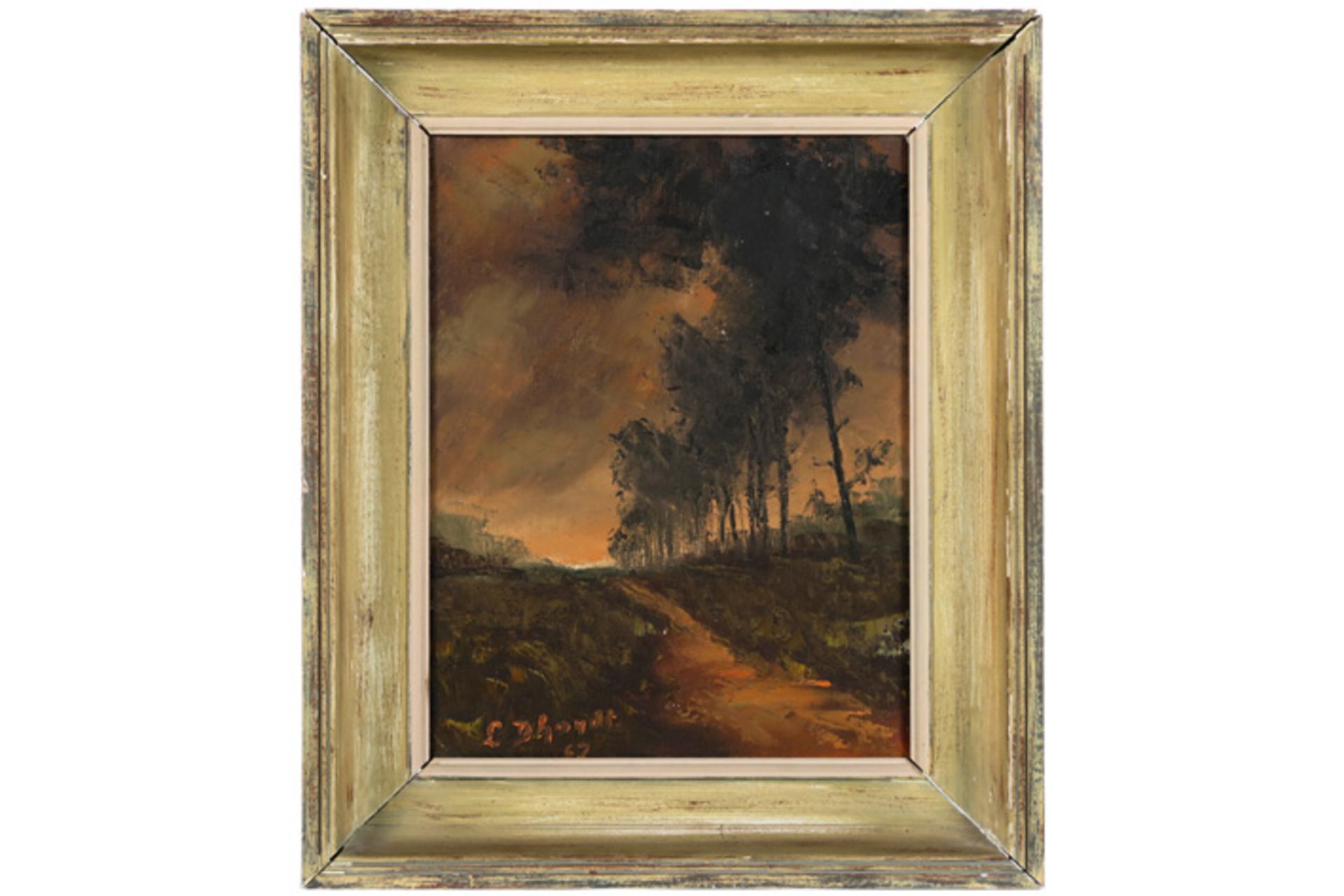 20th Cent. Belgian oil on canvas - signed Lucien D'Hondt||D'HONDT LUCIEN (° 1929) olieverfschilderij - Bild 2 aus 4