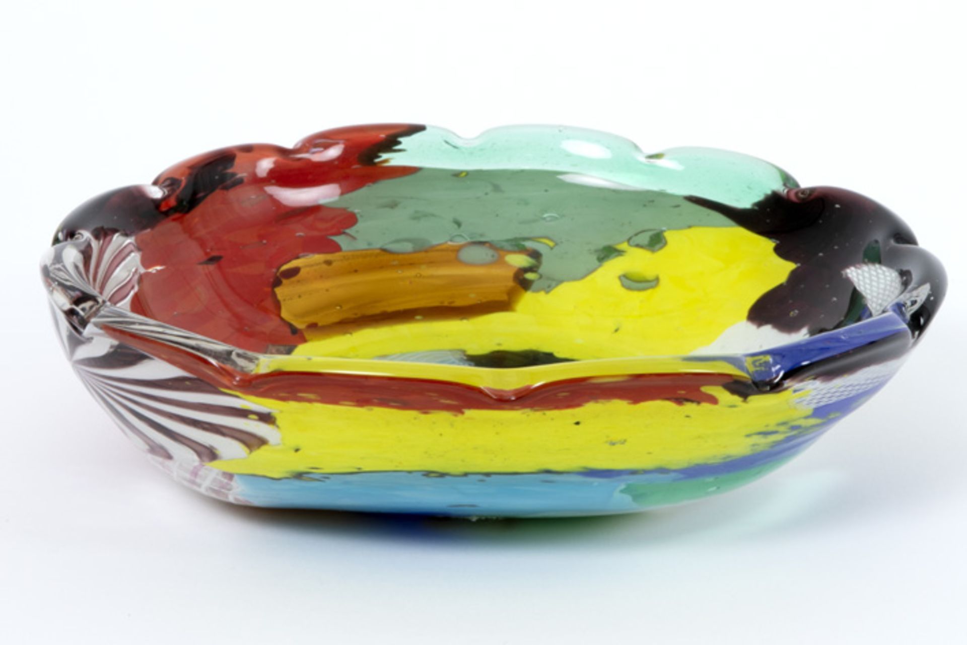 fifties' Dino Martens "Oriente" bowl in glass with color powders, zanfirico and murrina||DINO - Image 3 of 4