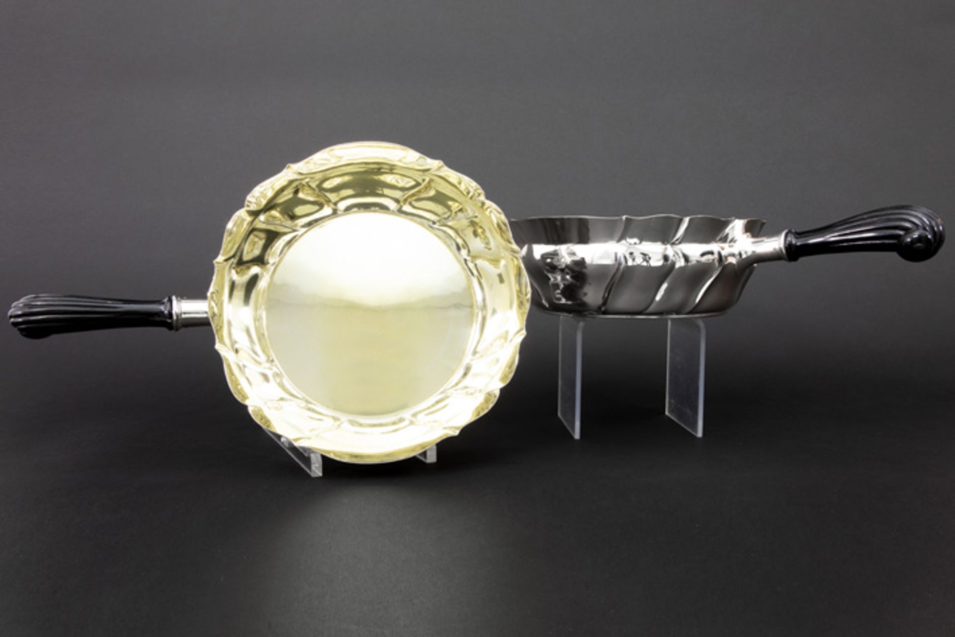 pair of Danish Art Nouveau vegetable dishes in Copenhaguen marked and A. Dragstedt signed silver, - Image 3 of 4