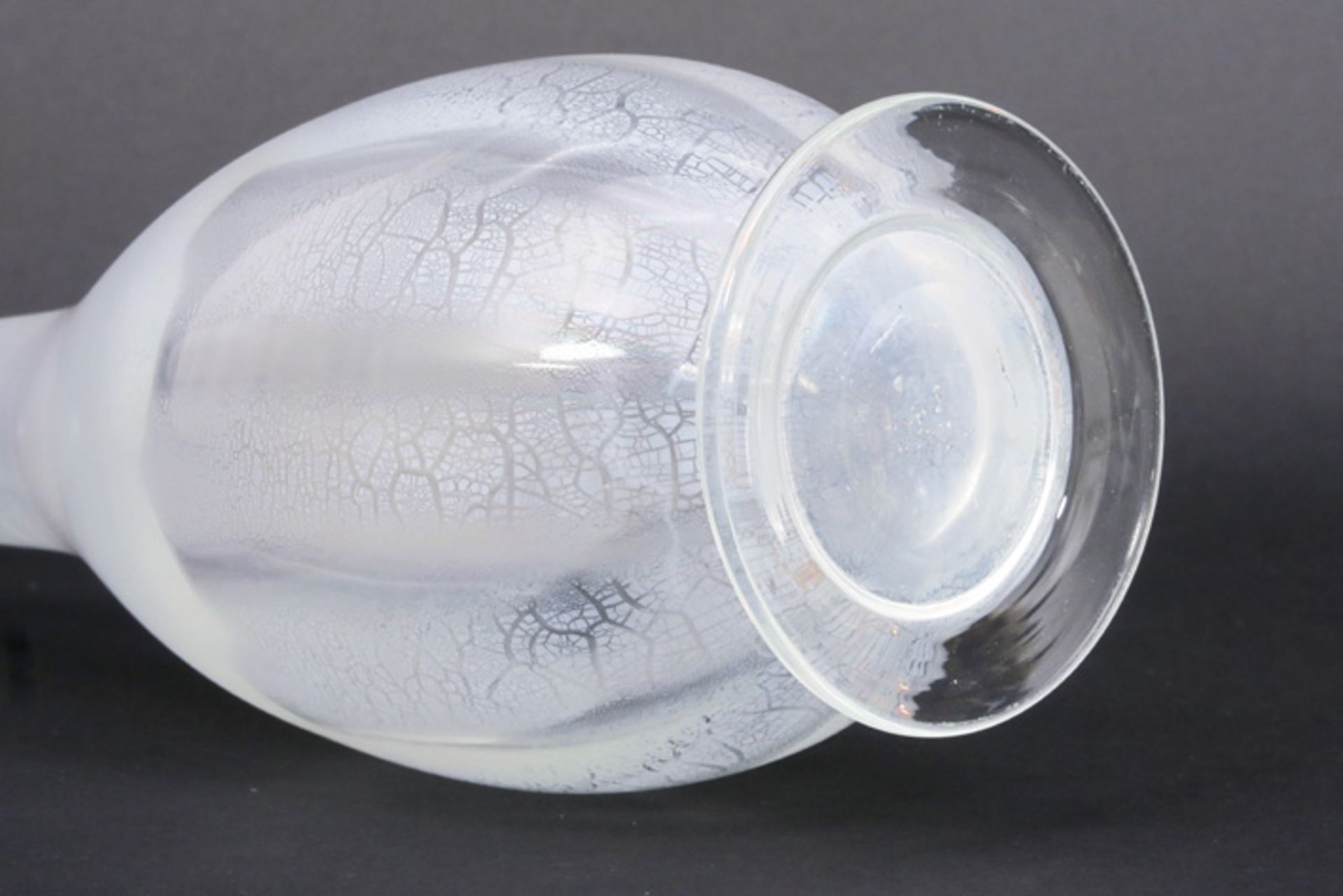 Dutch Andries Dirk Copier "Leerdam Serica n° 7" design bottle vase in glass by Leerdam dd 1928||ANDR - Bild 4 aus 4