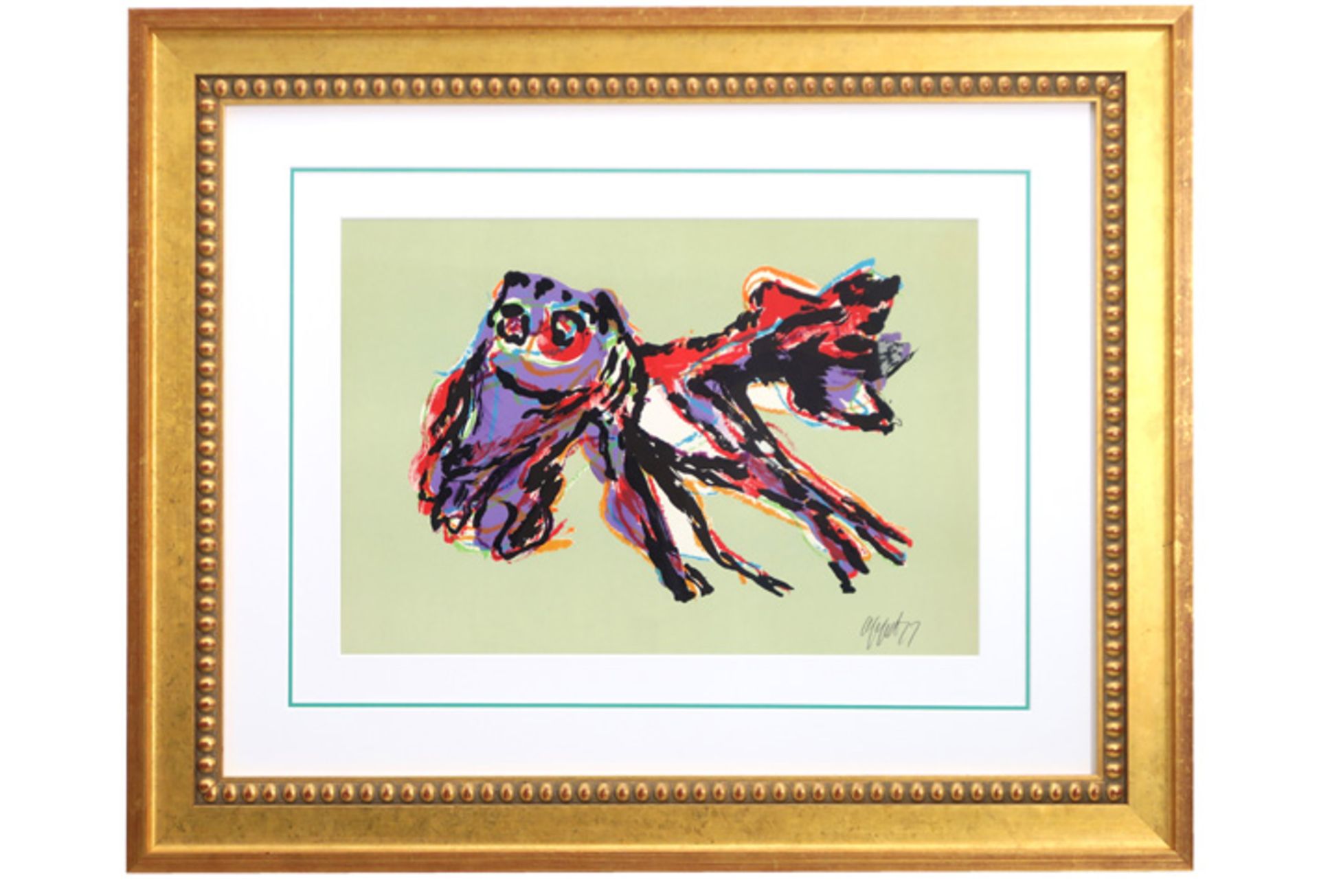 Karel Appel lithograph printed in colors - signed and dated (19)77 || APPEL KAREL (1921 - 2006) - Bild 3 aus 3