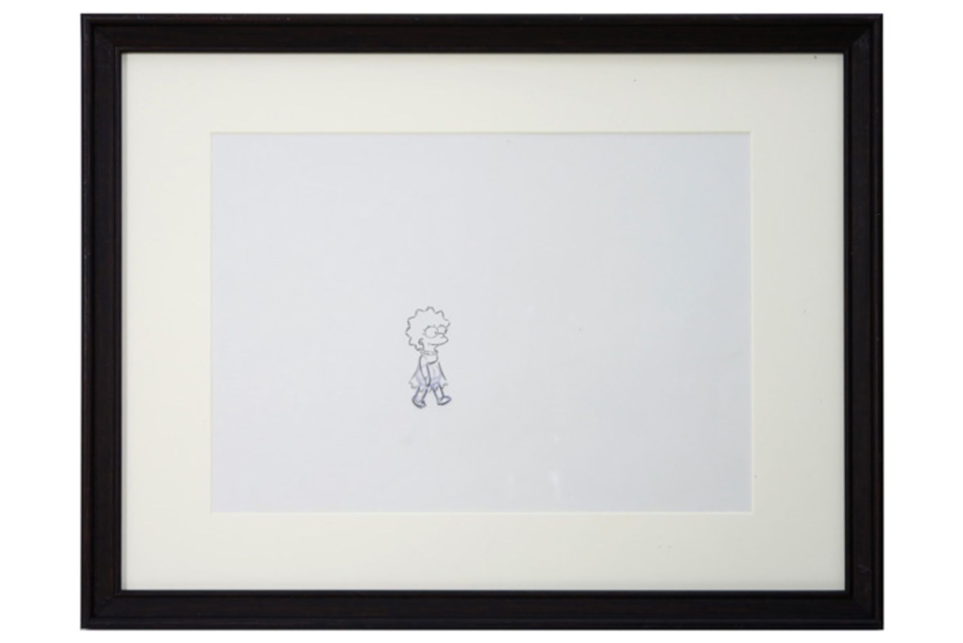 six Matt Groening drawings for the "The Simpsons" - each with certificate and framed || GROENING - Bild 7 aus 7