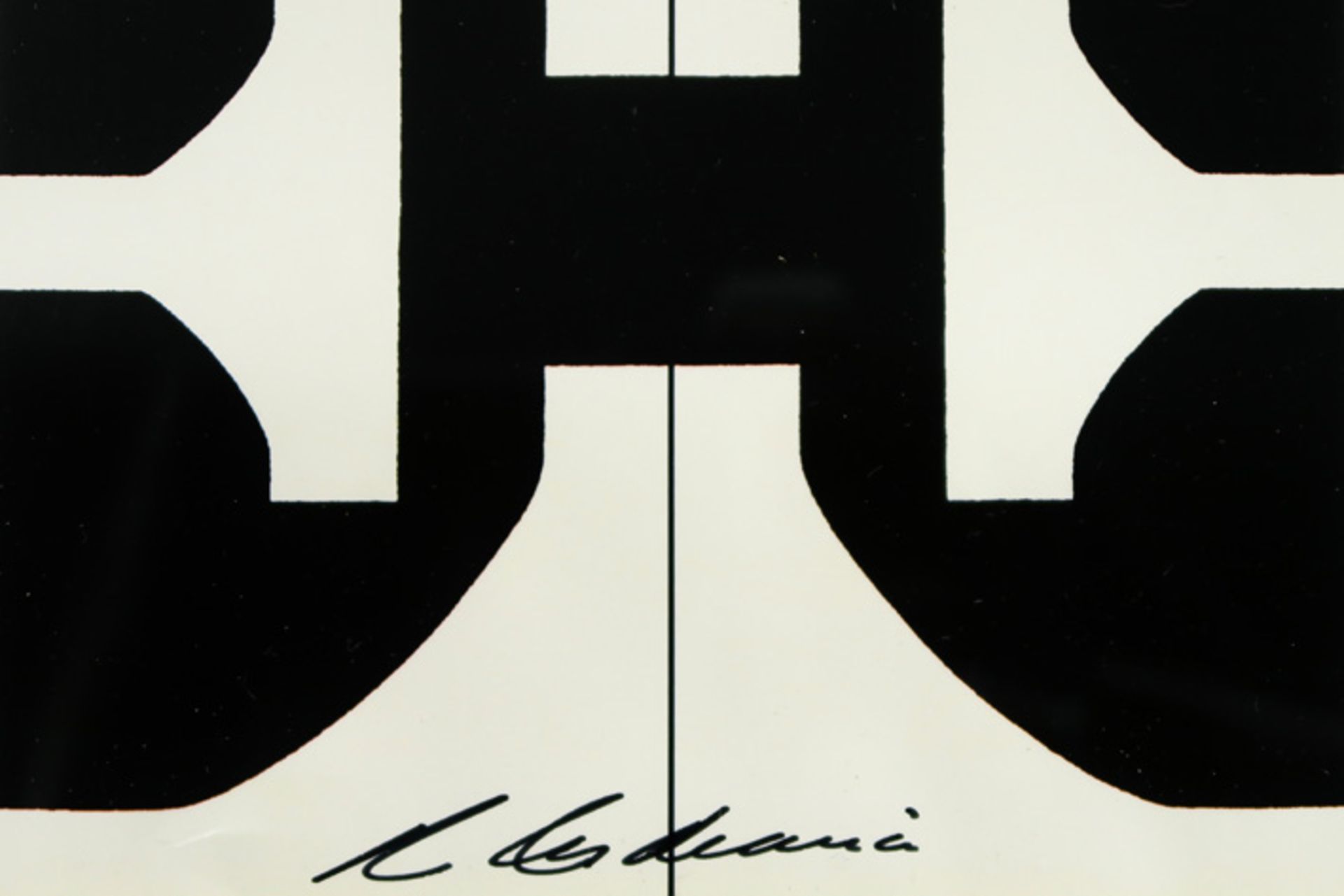 Robert Indiana handsigned "Love" offset print || ROBERT INDIANA (1928 - 2018) offset print met een - Image 2 of 3