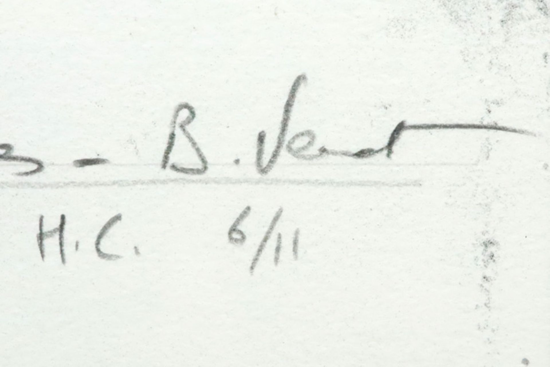 Bernar Venet digigraphy print - signed || VENET BERNAR (° 1941) digigrafie print n° 11/60 met een - Image 2 of 3
