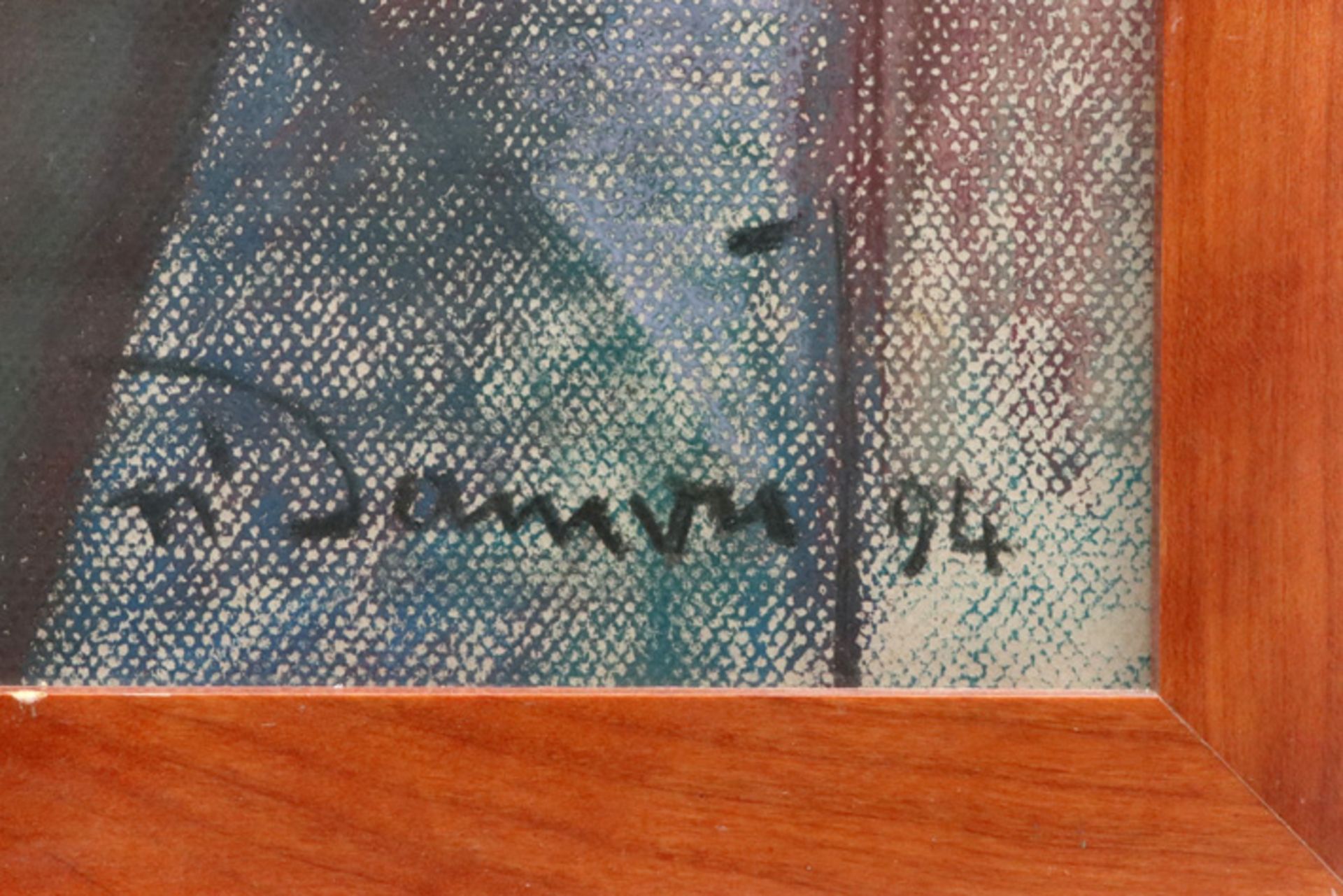 20th Cent. African mixed media - signed n'Damvu and dated (19)94 || N'DAMVU (° 1939) gemengde - Bild 2 aus 3