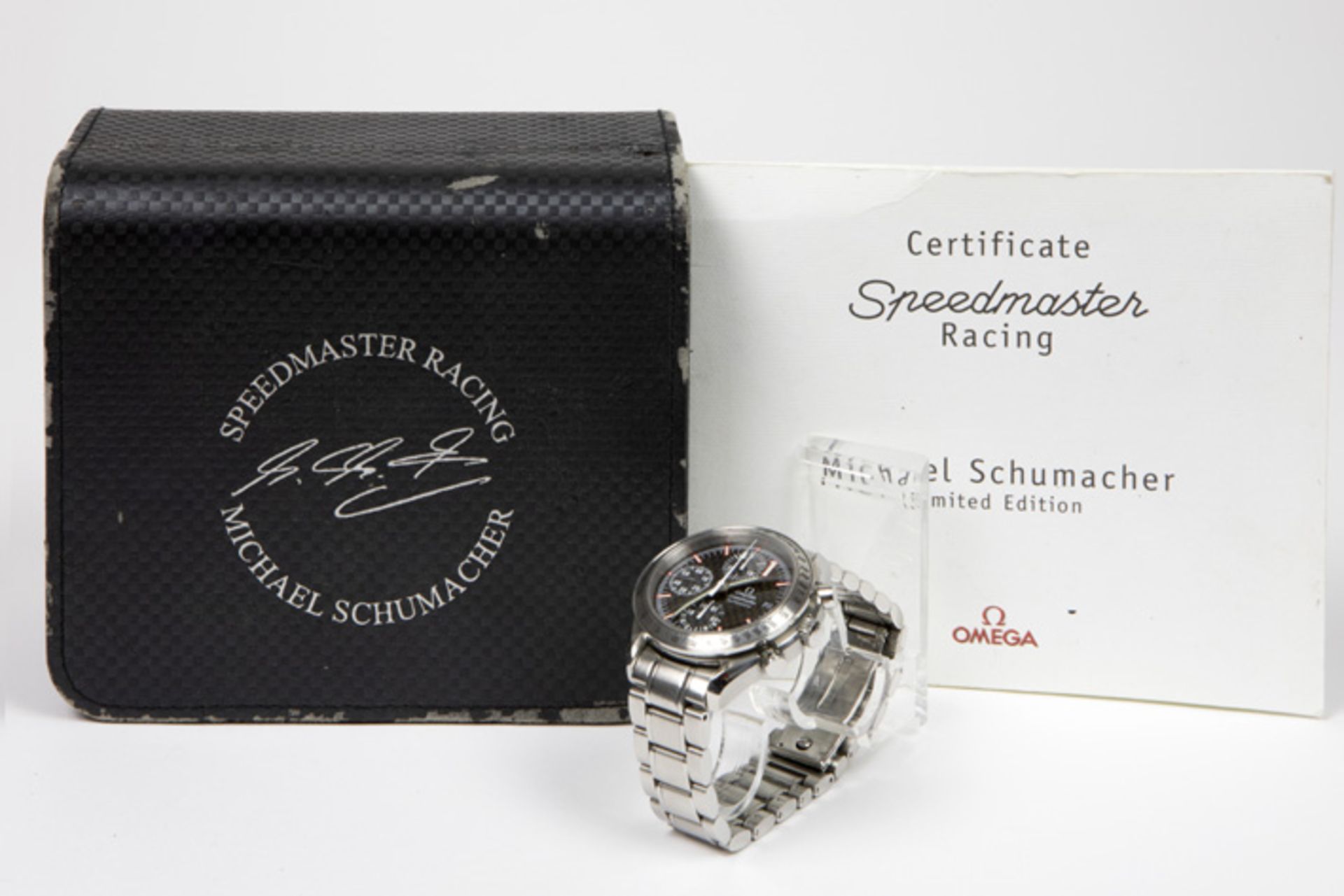 completely original "Omega Speedmaster Date Racing - Michael Schumacher Limited Edition 2001" - Image 2 of 2