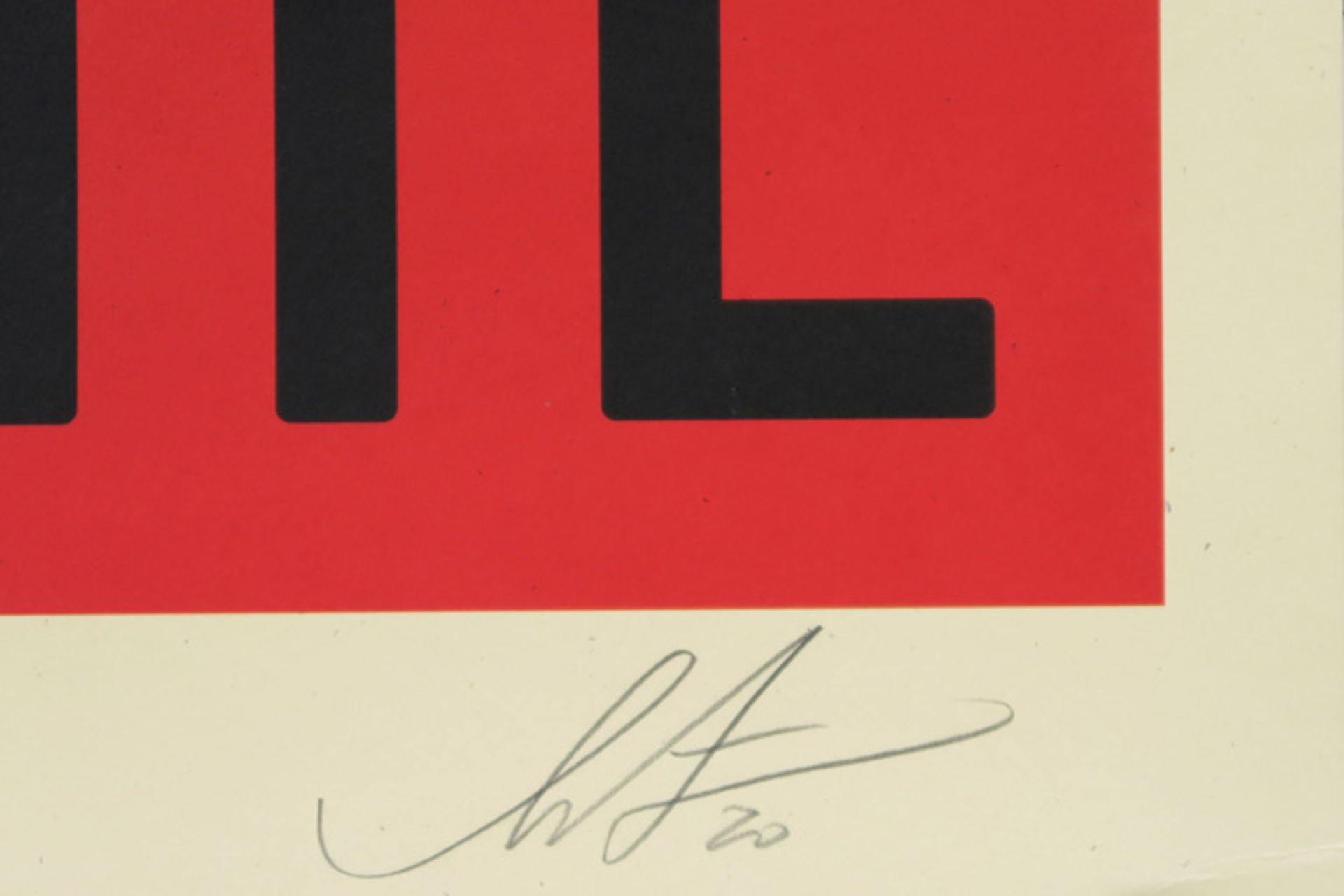 Obey signed "Liberté Egalité Fraternité" offset lithograph in colors - signed and dated 2020 || OBEY - Image 2 of 2