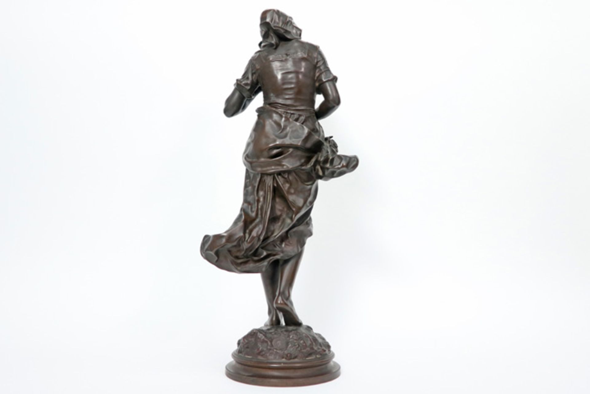 antique French sculpture in bronze - signed Jean Gautherin || GAUTHERIN JEAN (1840 - 1890) sculptuur - Bild 4 aus 6