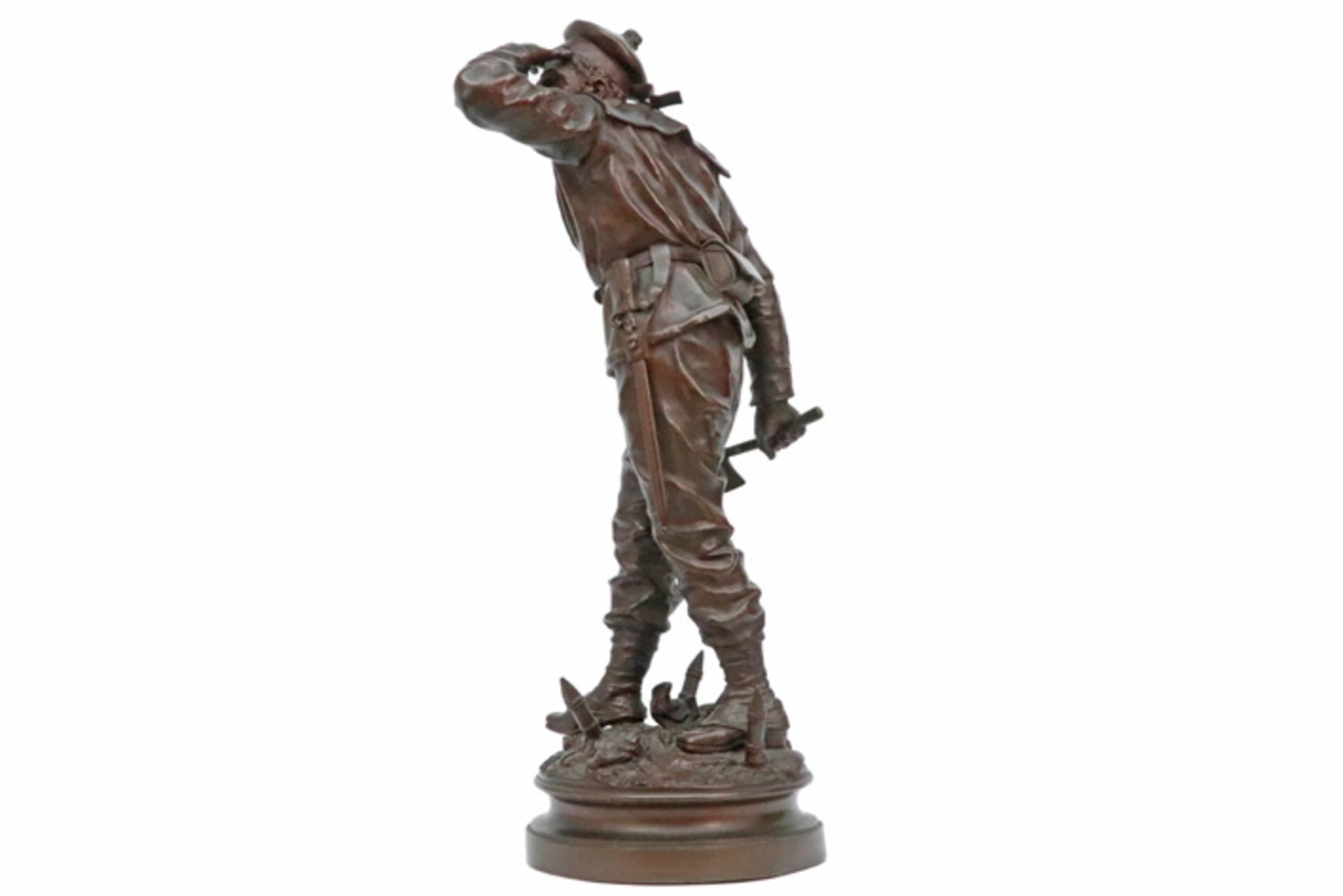 antique French sculpture in bronze - signed Charles Anfrie || ANFRIE CHARLES (1833 - 1905) antieke - Image 3 of 6