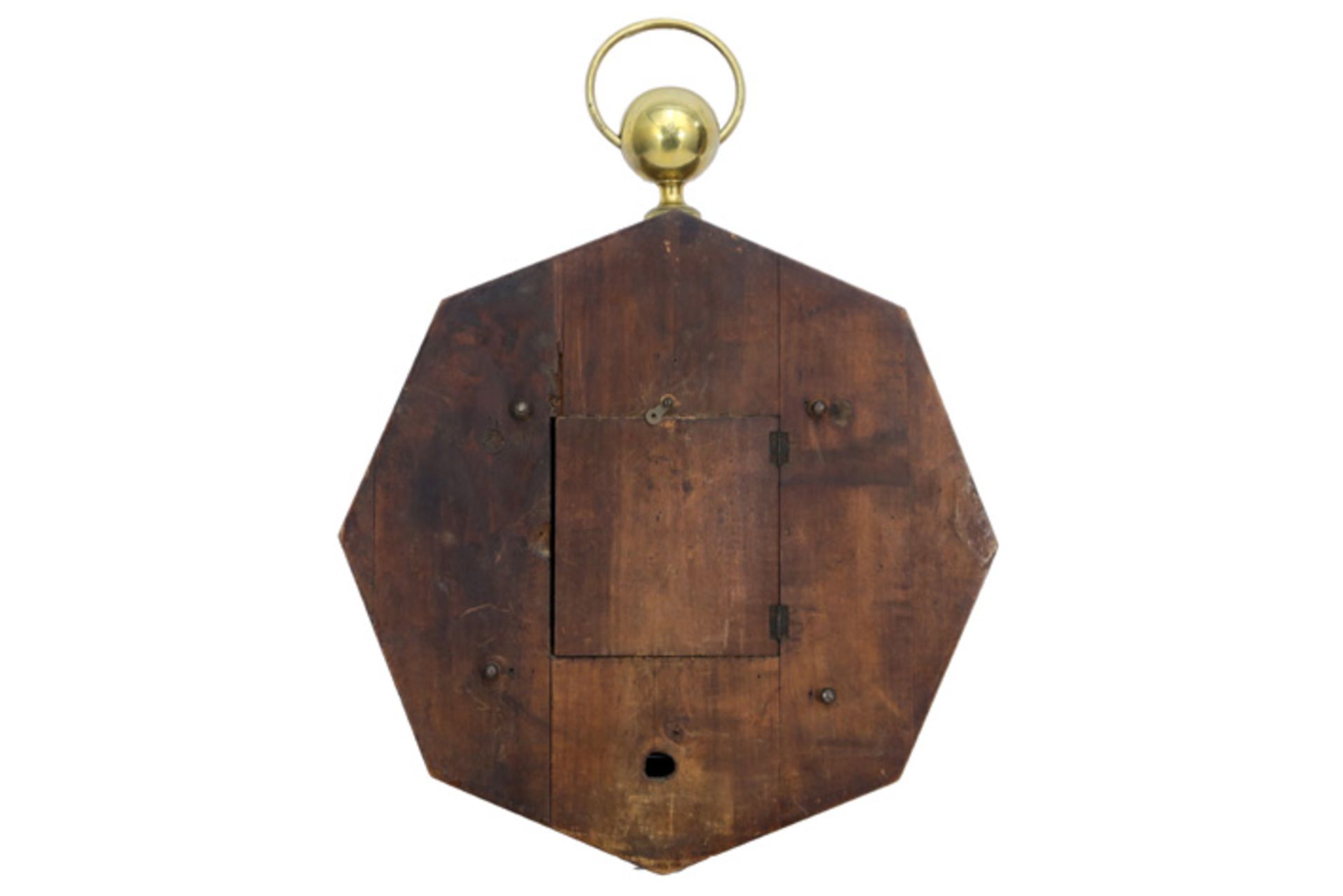 19th Cent. Charles X period wall clock with an octogonal case in marquetry and with a "Legrand - Bild 3 aus 5