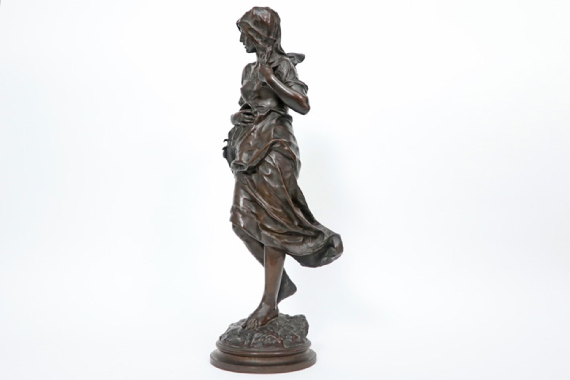 antique French sculpture in bronze - signed Jean Gautherin || GAUTHERIN JEAN (1840 - 1890) sculptuur - Bild 2 aus 6