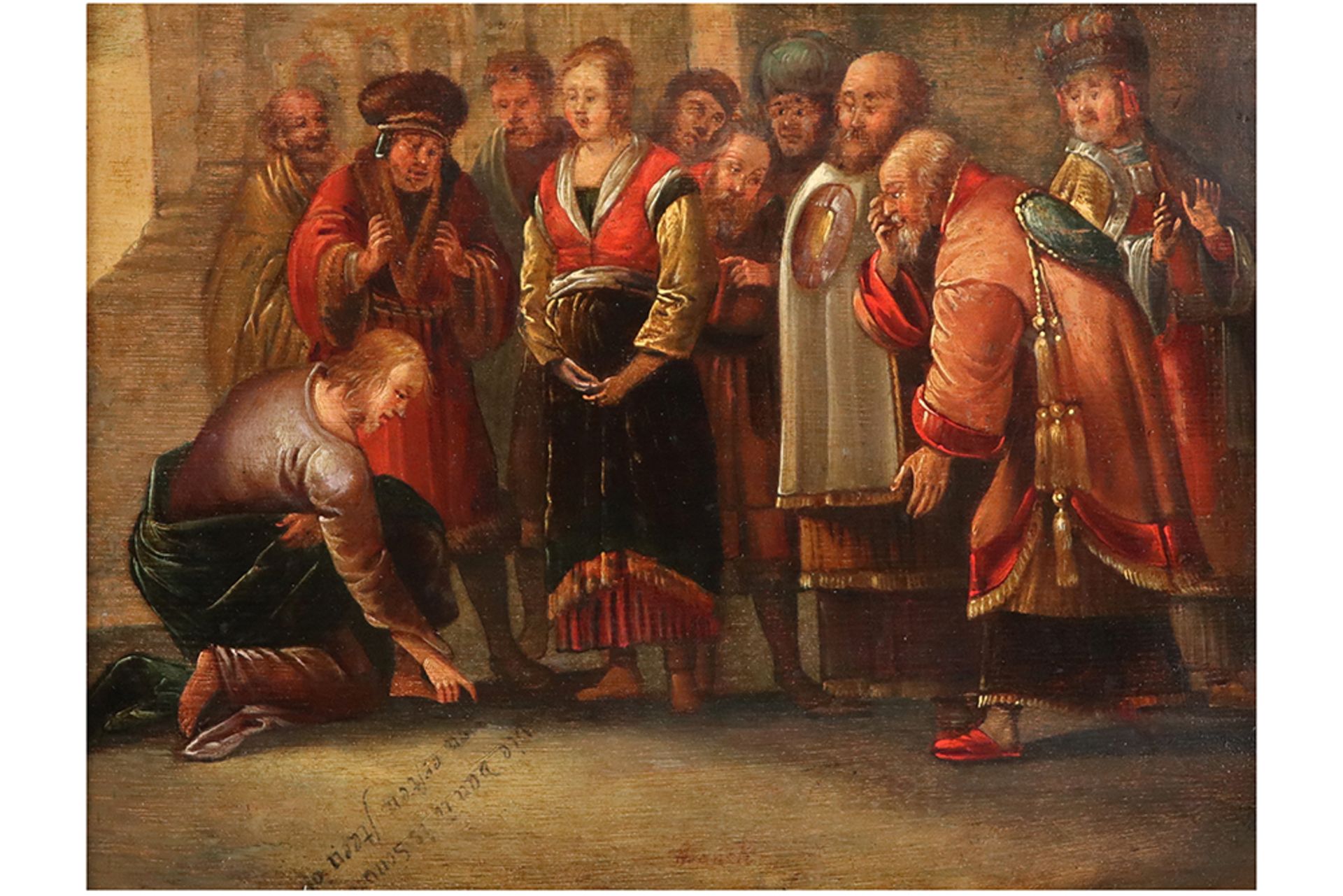 17th Cent. Flemish oil on panel - signed Franck (probably Frans III Francken) || FRANCKEN FRANS