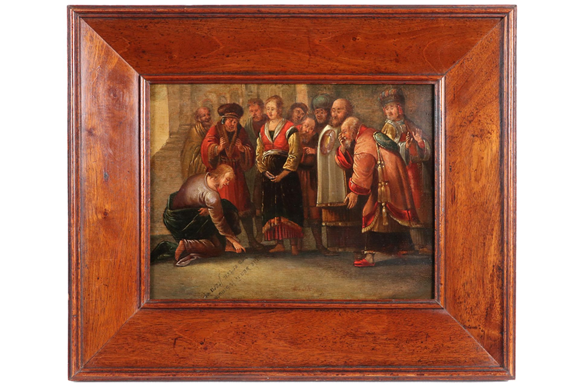 17th Cent. Flemish oil on panel - signed Franck (probably Frans III Francken) || FRANCKEN FRANS - Image 3 of 4