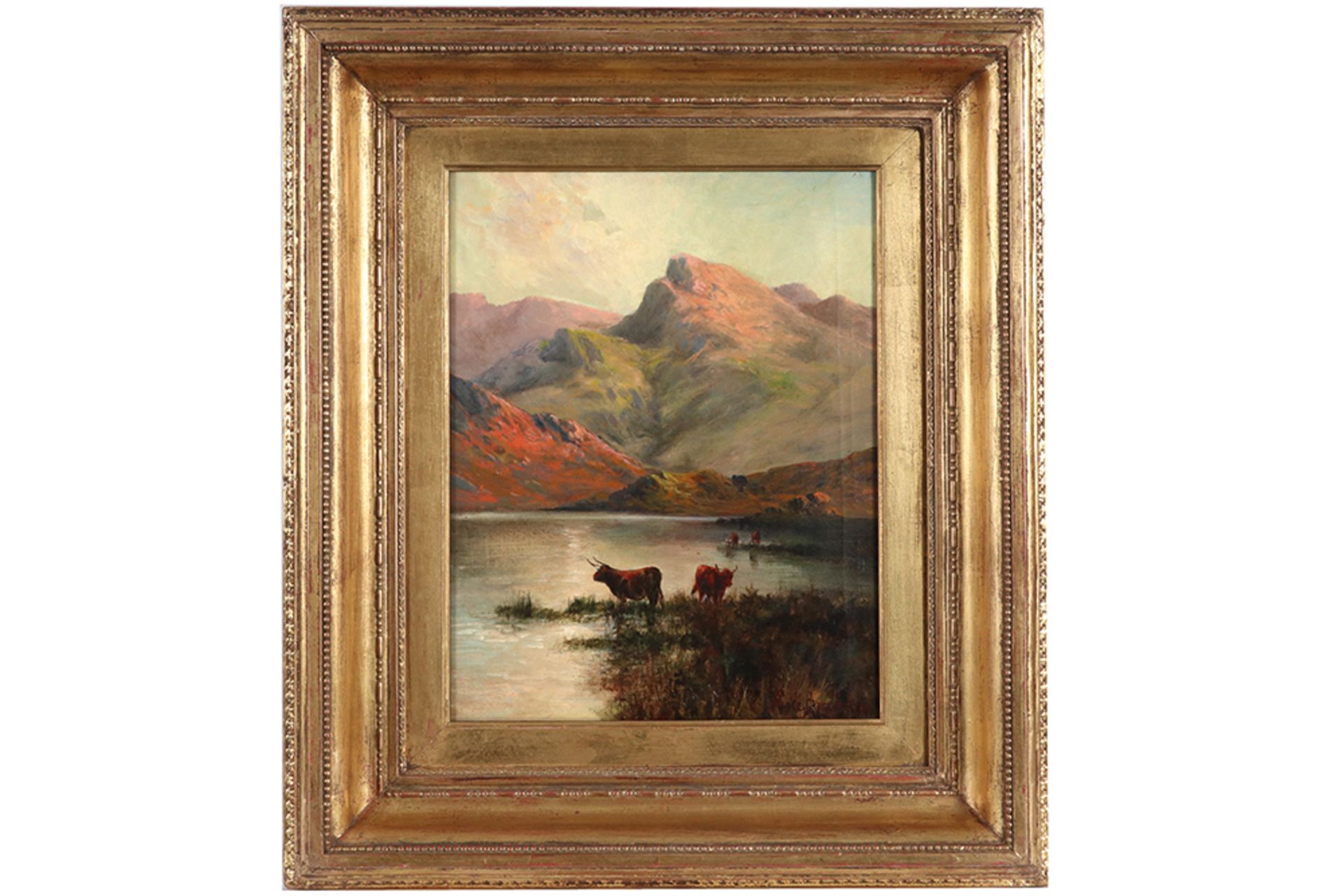 early 20th Cent. oil on canvas with a Scottish landscape - signed Alfred de Bréanski || DE - Image 3 of 5