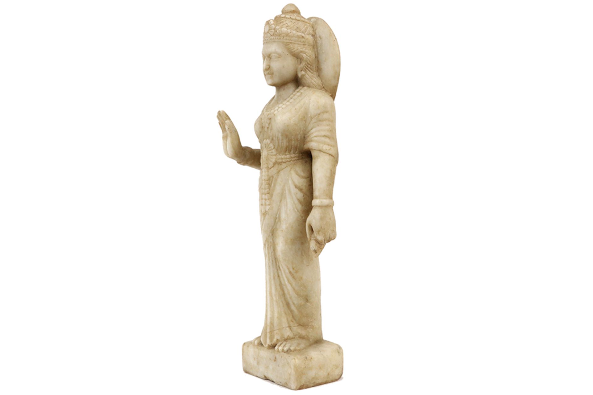 19th/20th Cent. Indian marble "Shiva" sculpture || NOORD - INDIA - RAJASTHAN - 19°/20° EEUW - Image 2 of 4