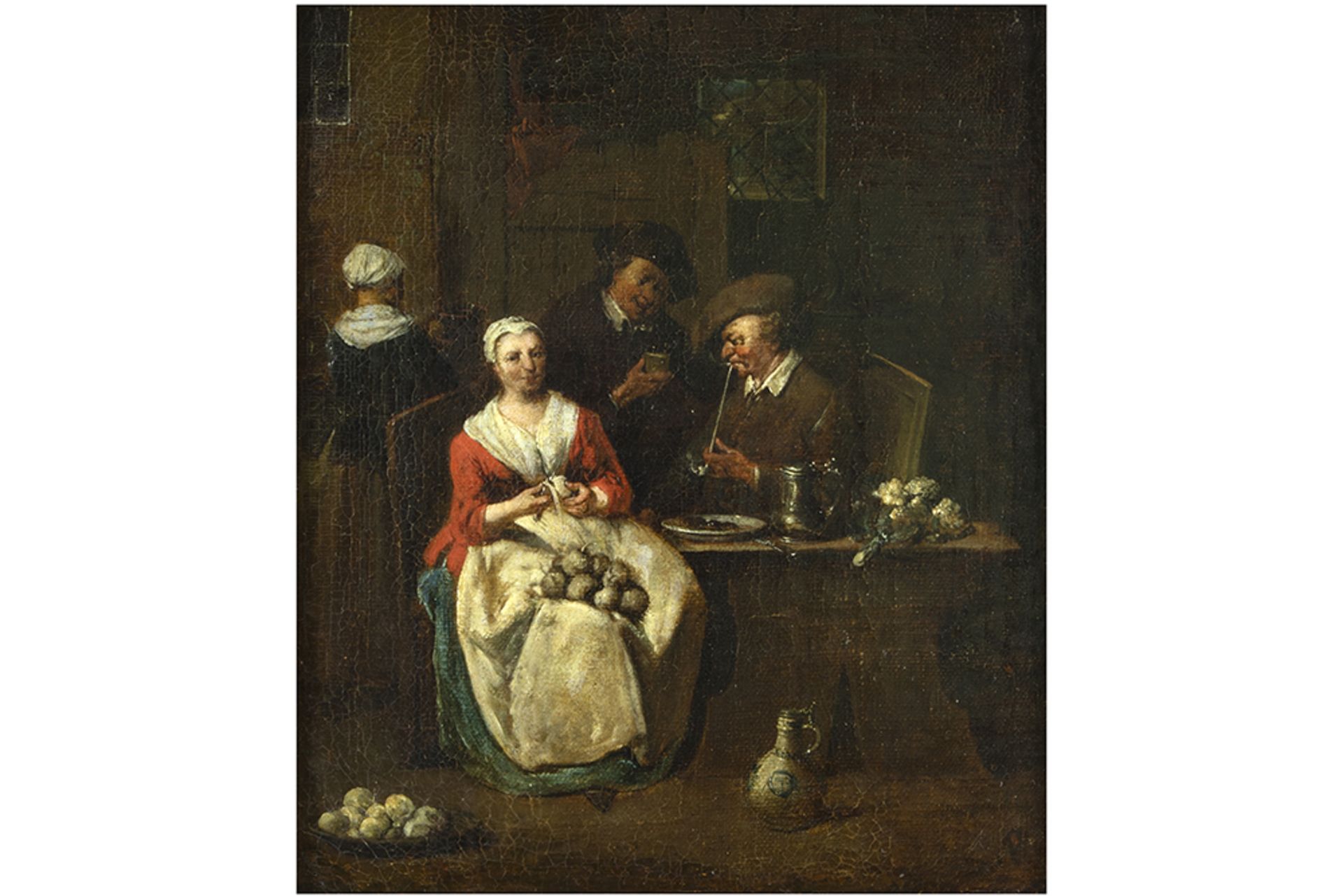 early 18th Cent. Flemish oil on canvas attributed by expert Paul Verbraeken to Jan-Baptist