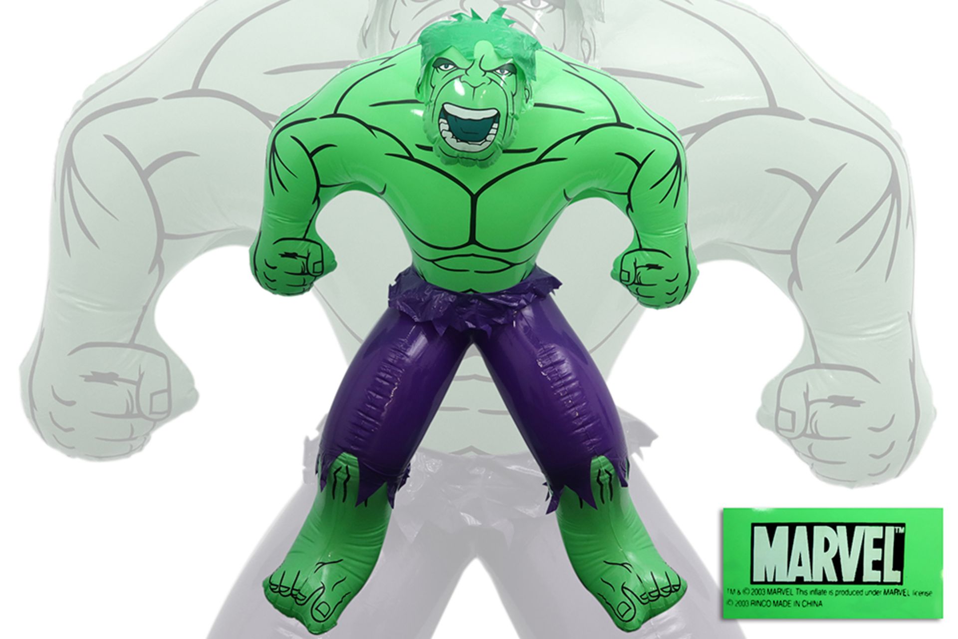 eff Koons "The Hulk" (inflatable) plastic sculpture - edition by Marvel dd 2003 these sculptures