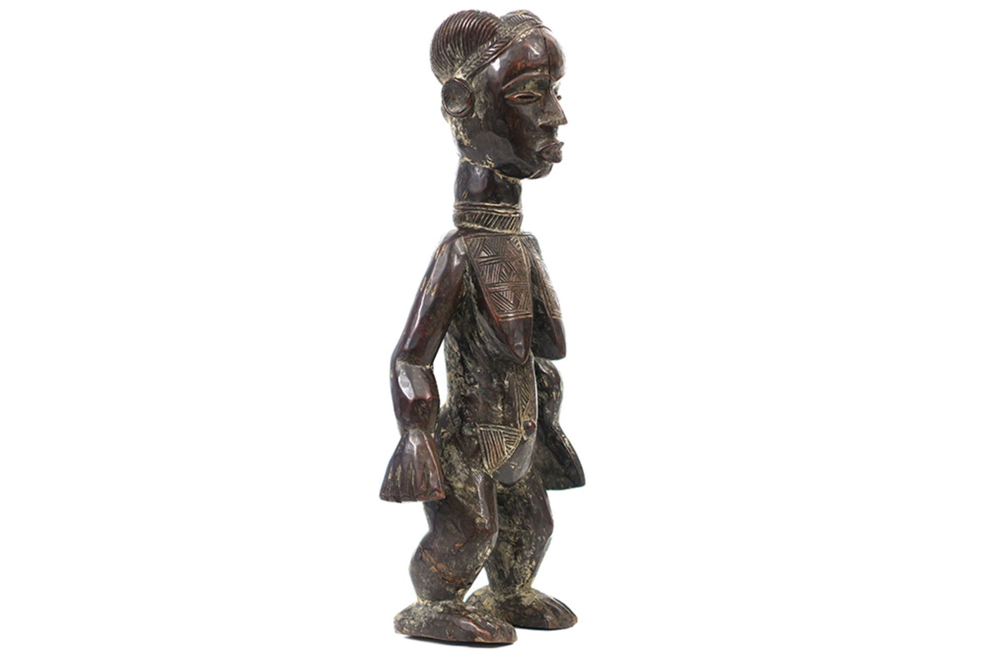 mid 20th Cent. Ivory Coast female figure in wood || AFRIKA - IVOORKUST - ca 1950 houtsculptuur van - Bild 2 aus 4