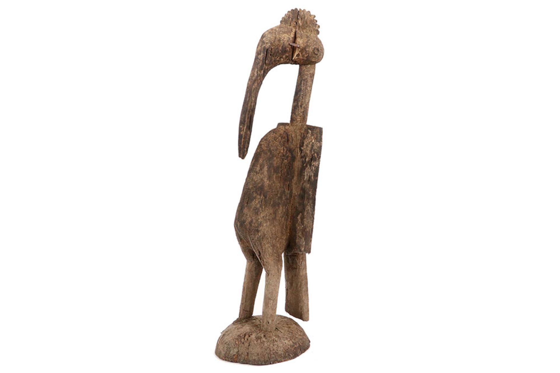 early 20th Cent. Senoufo Peje bird sculpture from the Poro Society in wood || IVOORKUST - vroege 20°