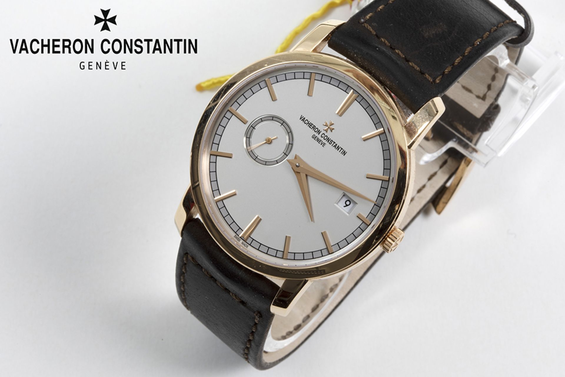 completely original automatic "Traditional Gentleman's dress-watch" in pink gold (18 carat) with