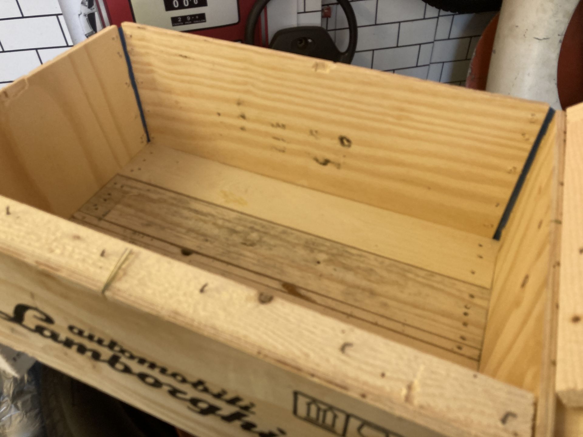 Genuine Lamborghini Wooden Parts Crate - Image 4 of 5