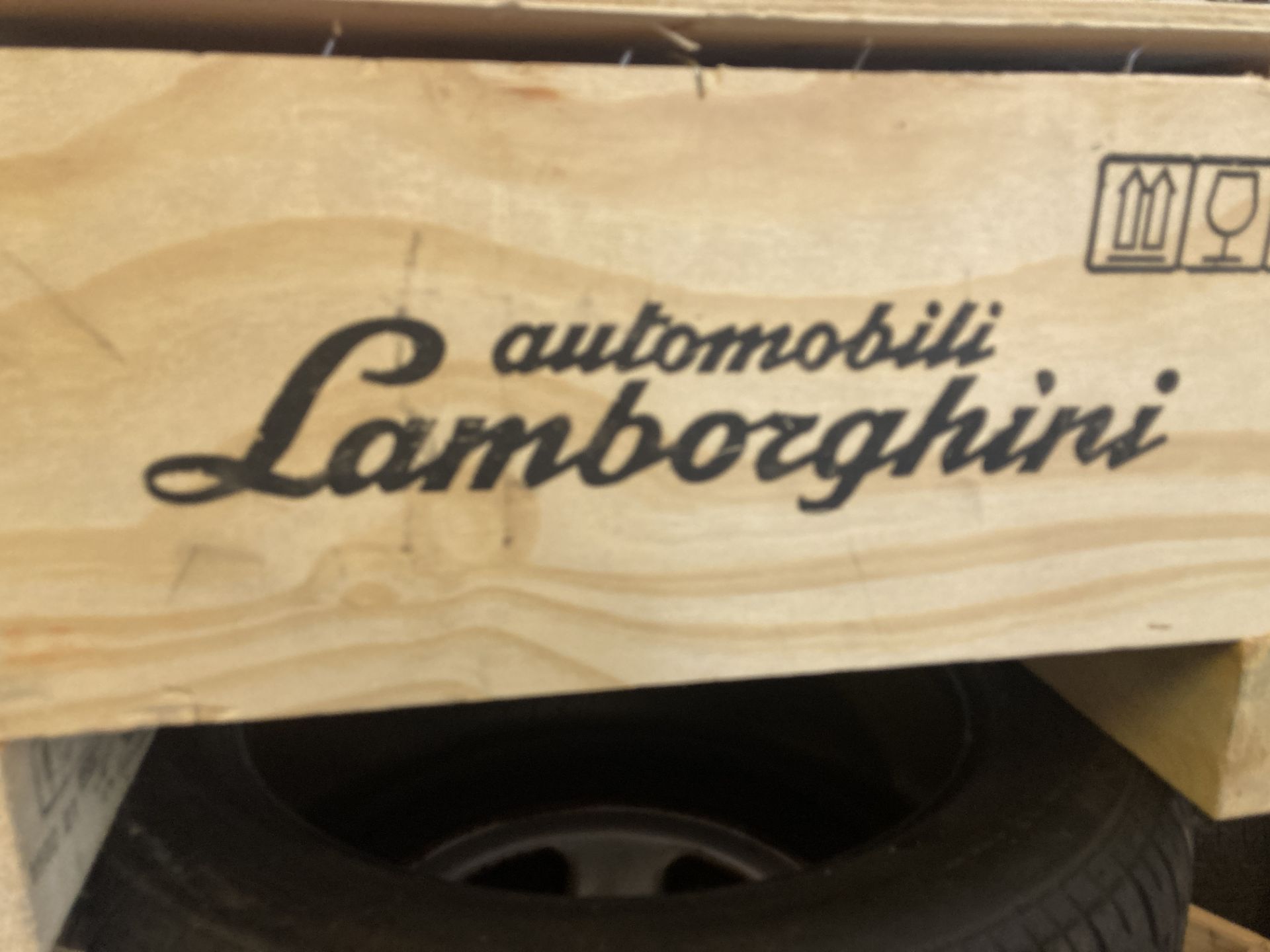 Genuine Lamborghini Wooden Parts Crate - Image 2 of 5