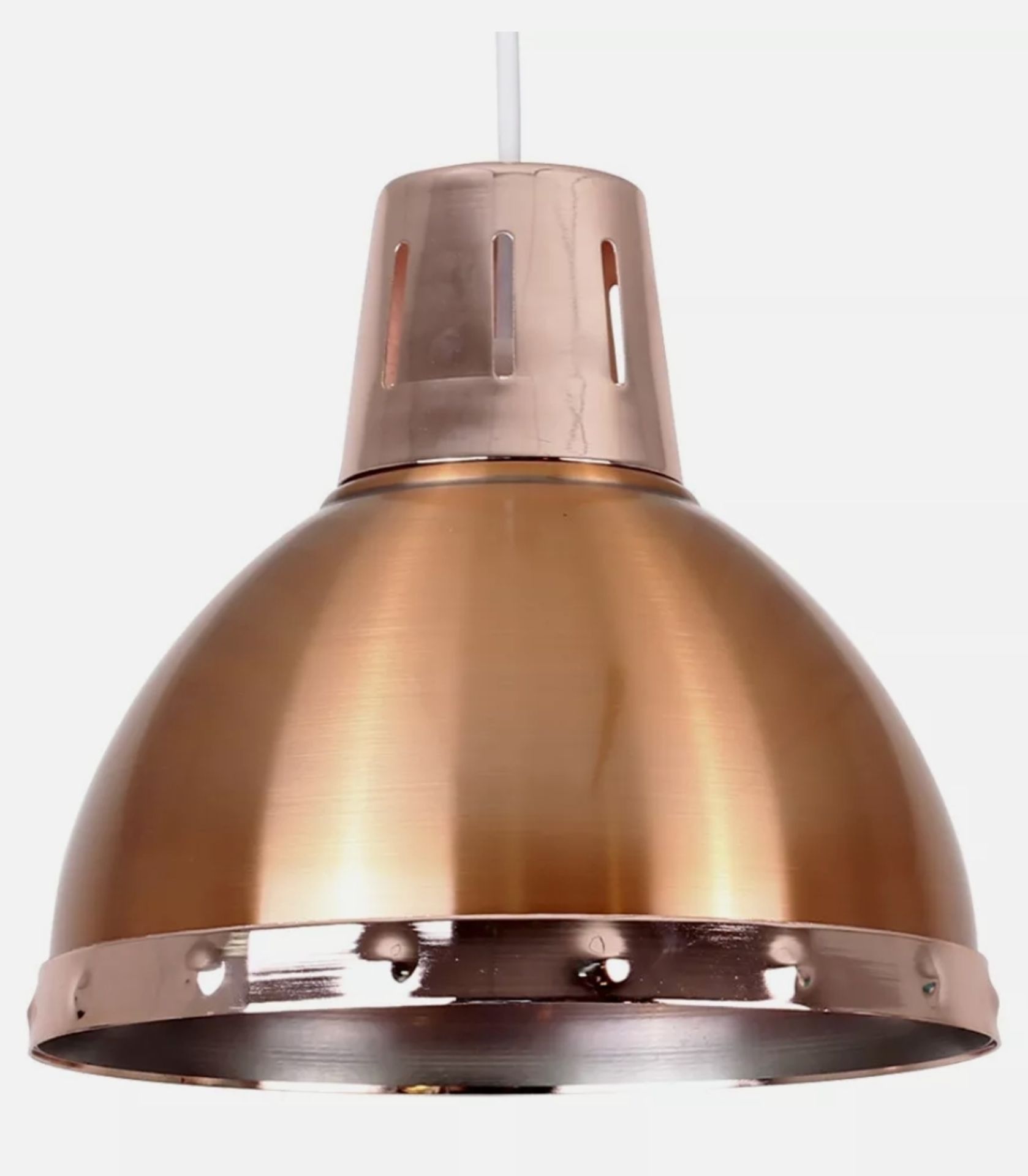 3 x NEW IN THE BOX VINATGE STYLE PENDANT LIGHTS IN COPPER SEE DESCRIPTION FOR SIZE NO RESERVE