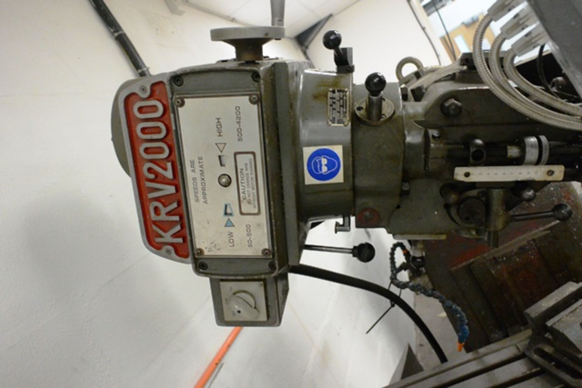 King Rich KRV2000 turret mill, serial no. 3639, with digital read out, approx table size 1220mm x - Image 5 of 7