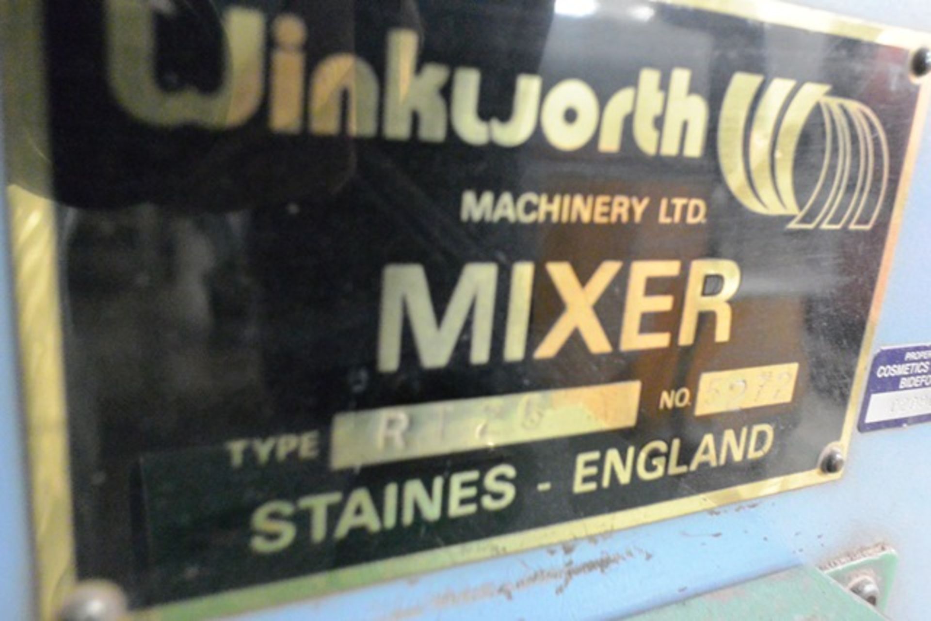 Winkworth RT25 mixer, serial no. 5272 (please note: currently disconnected) - Image 2 of 3