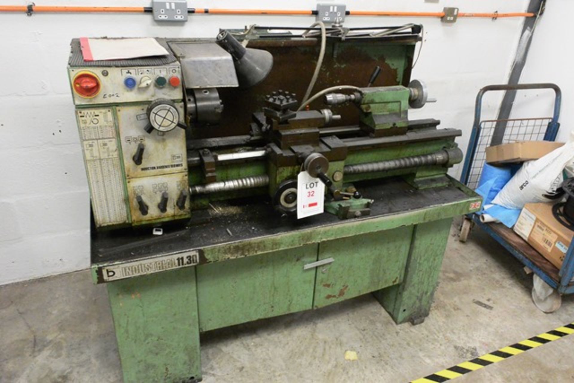 Boxford Industrial 11.30, centre lathe, model: Engineer, distance between centres 770mm, 3 jaw chuck