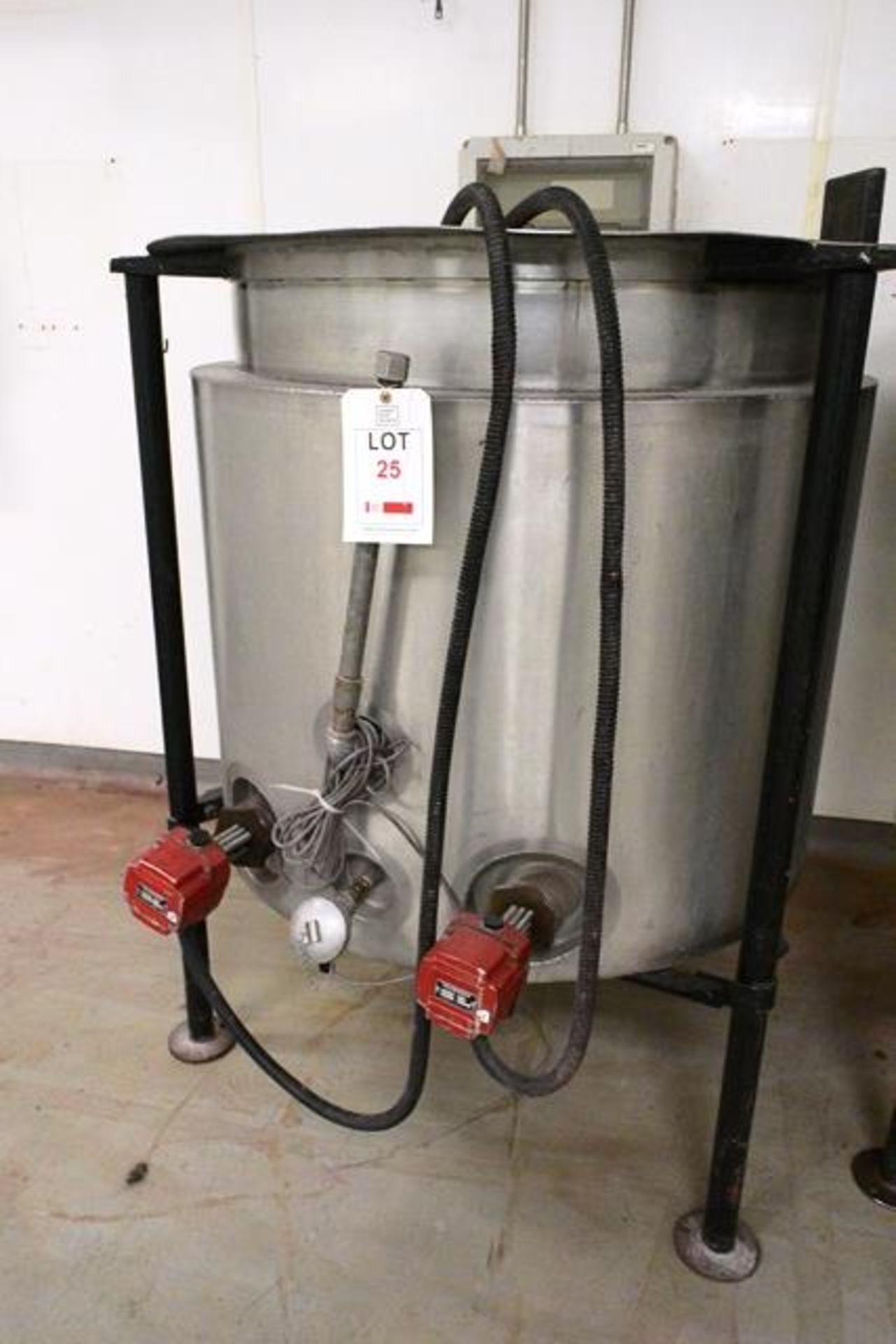 Silverson mobile vat/mixer transport unit, serial no. JCZ CWM027, SWL: 250kg, with Wincanton - Image 4 of 4