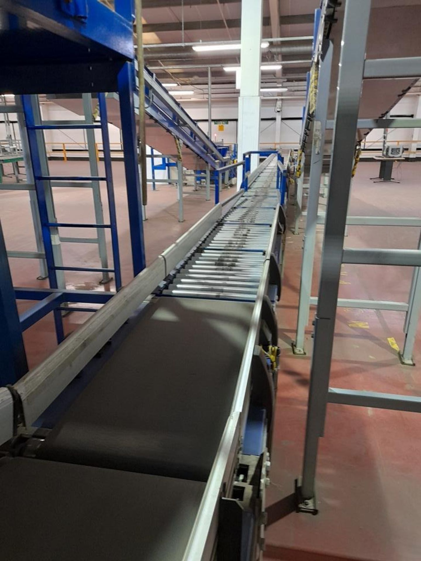 Unloading and data catchment: Line 3 - Approx 12 various conveyors, belt & roller, straight, angled, - Image 10 of 16