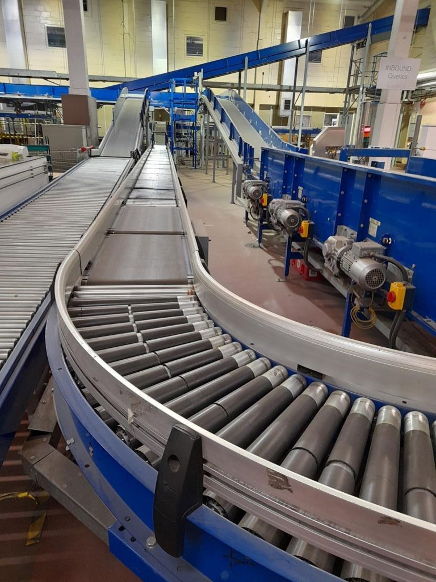 Unloading and data catchment: Line 1 & 2 - Approx 13 various conveyors, belt & roller, straight, - Image 8 of 18