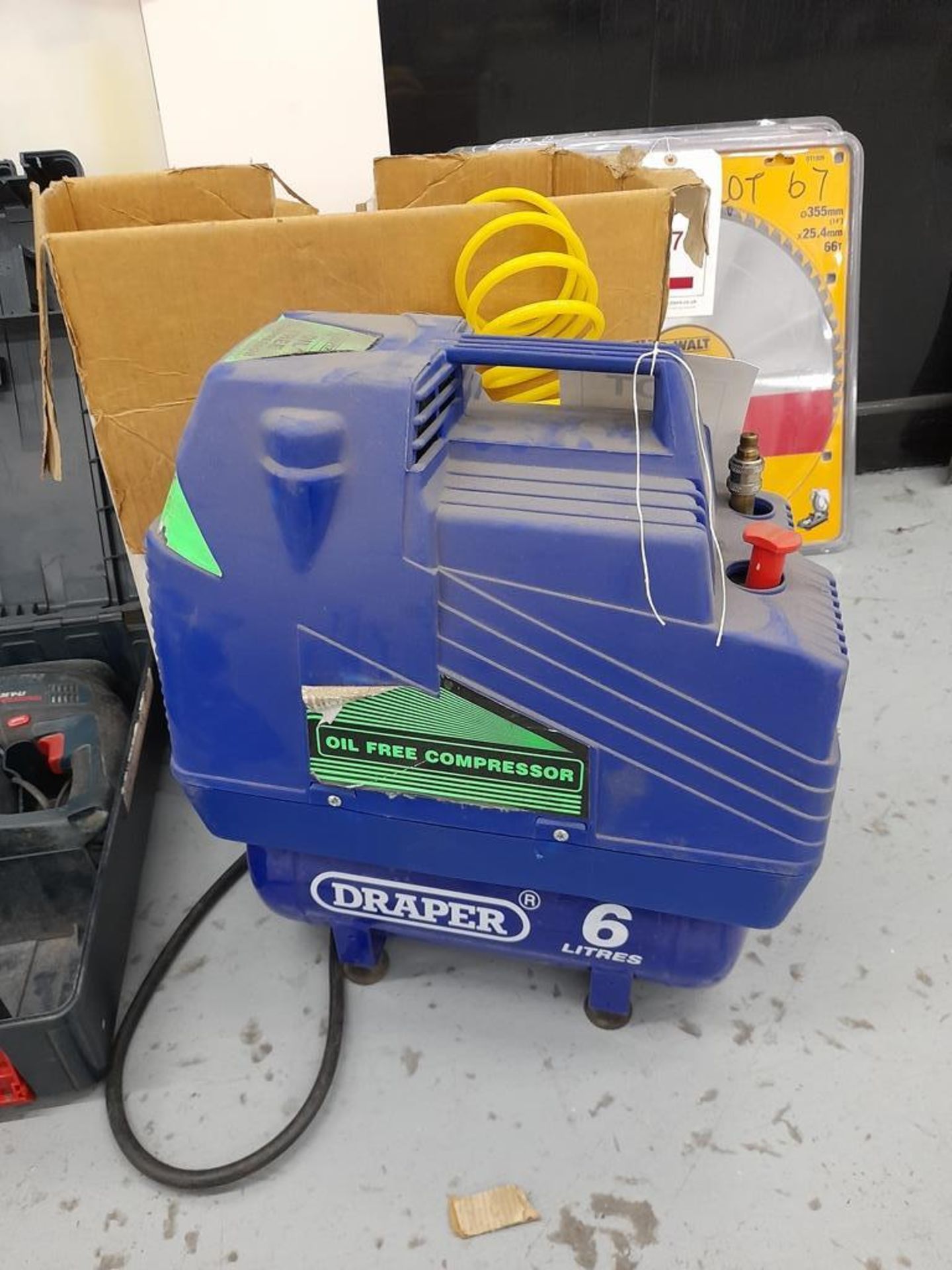 Sealey Power Products 25LSA2228/1.5 V3 air receiver mounted mobile compressor, Year 2006 and a - Image 4 of 4