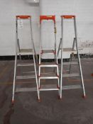 3 - 4-tread step ladders