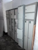 8 - Various lockers, as lotted