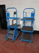 2 - Mobile picking trollies - 2 step, 3 shelf